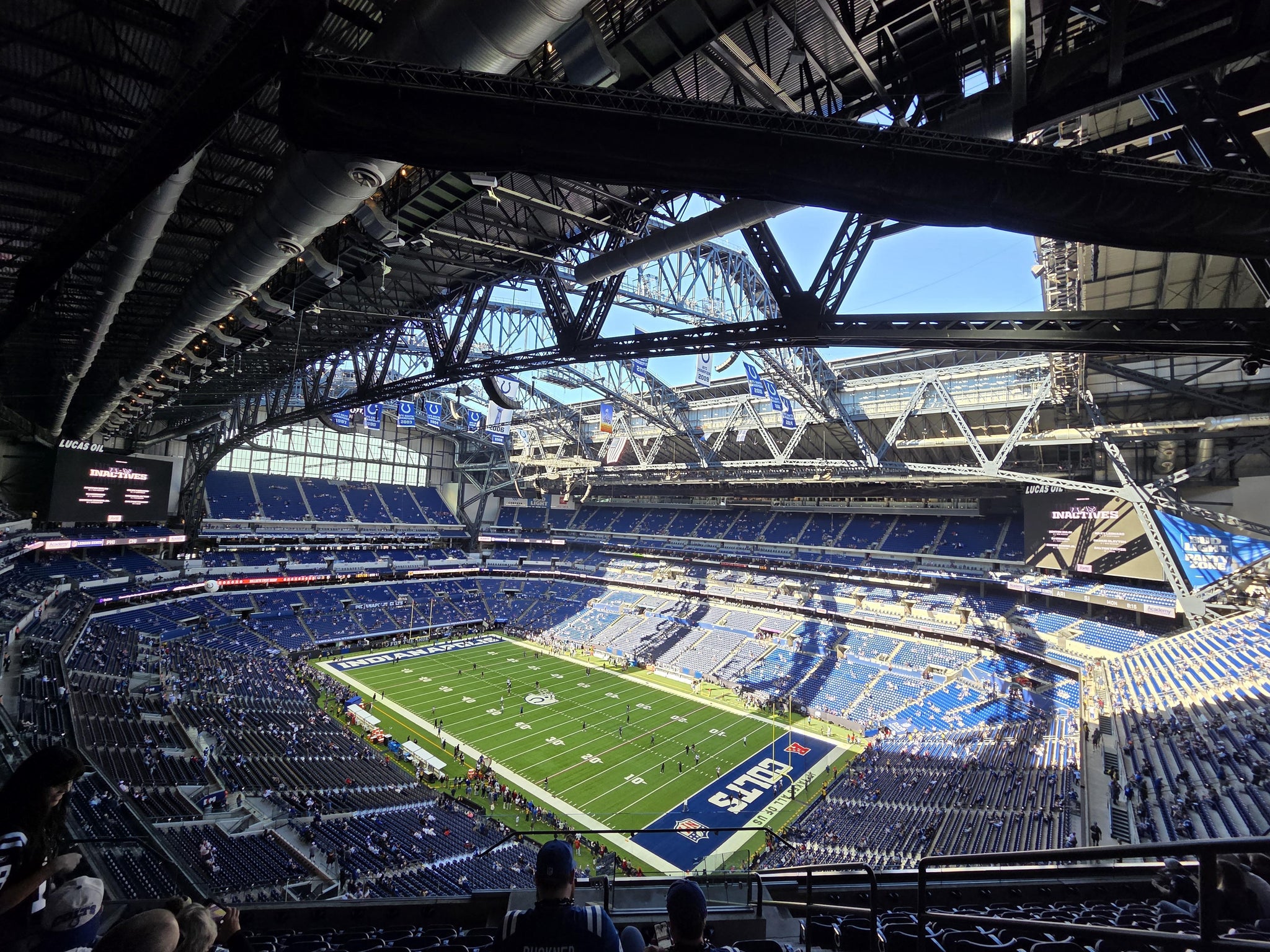 Real Fan View taken from Section 606 at Lucas Oil Stadium by Anonymous User