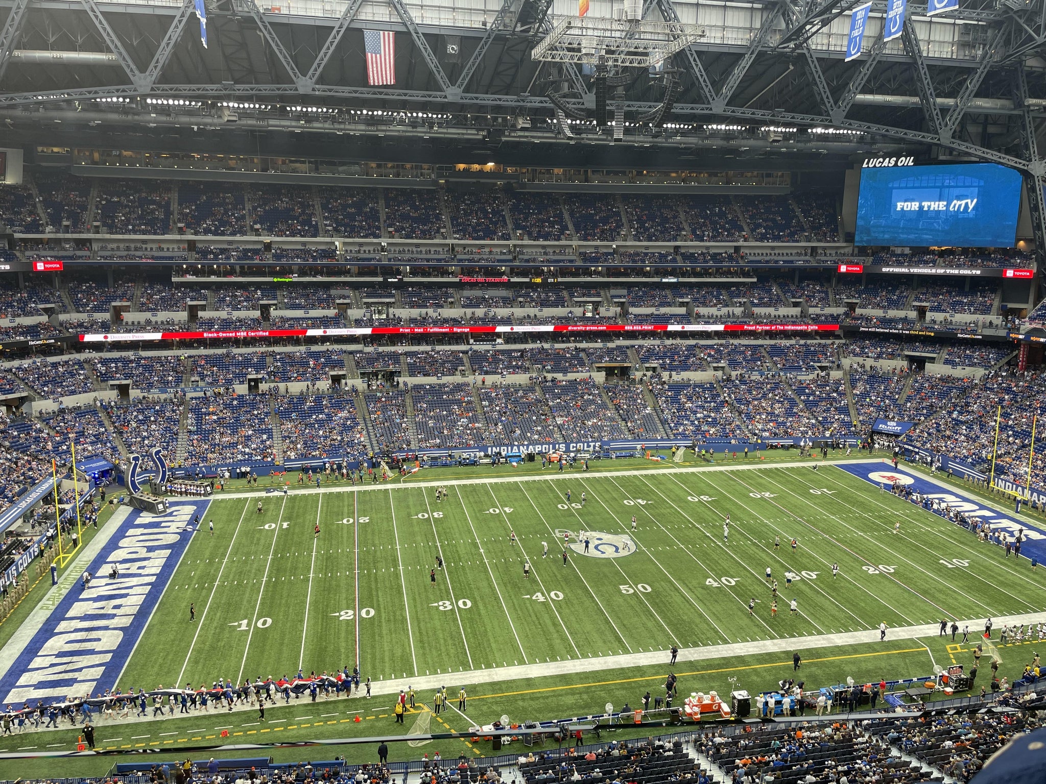 Real Fan View taken from Section 615 at Lucas Oil Stadium by Joel P