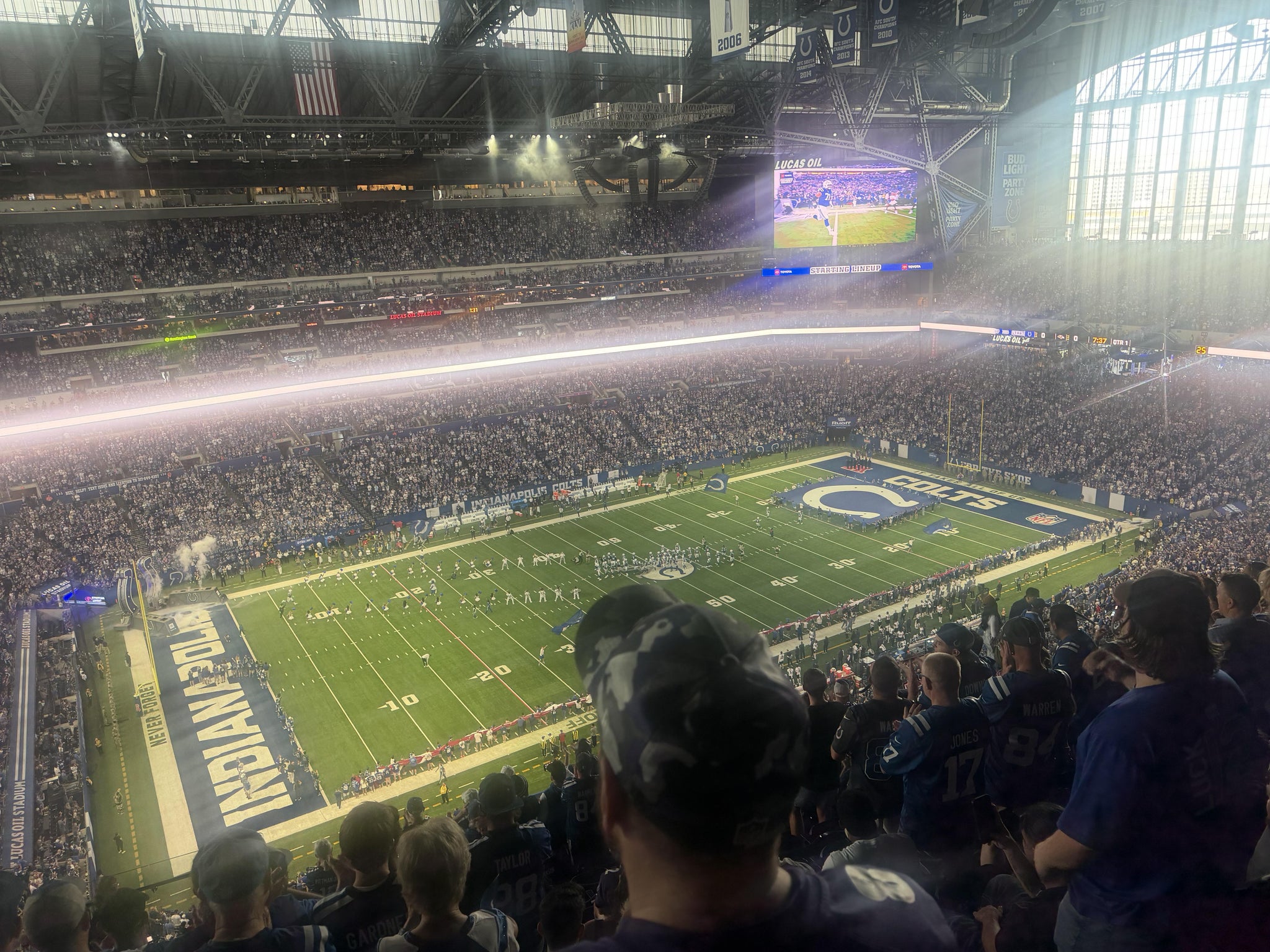 Real Fan View taken from Section 617 at Lucas Oil Stadium by Jordan L