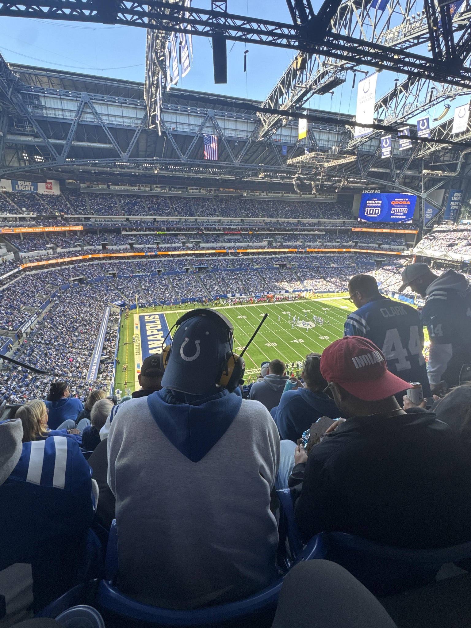 Real Fan View taken from Section 617 at Lucas Oil Stadium by Kelsey R