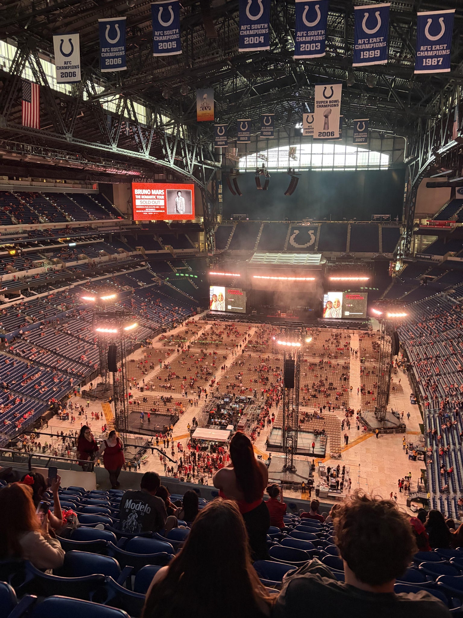 Real Fan View taken from Section 625 at Lucas Oil Stadium by Kenneth K