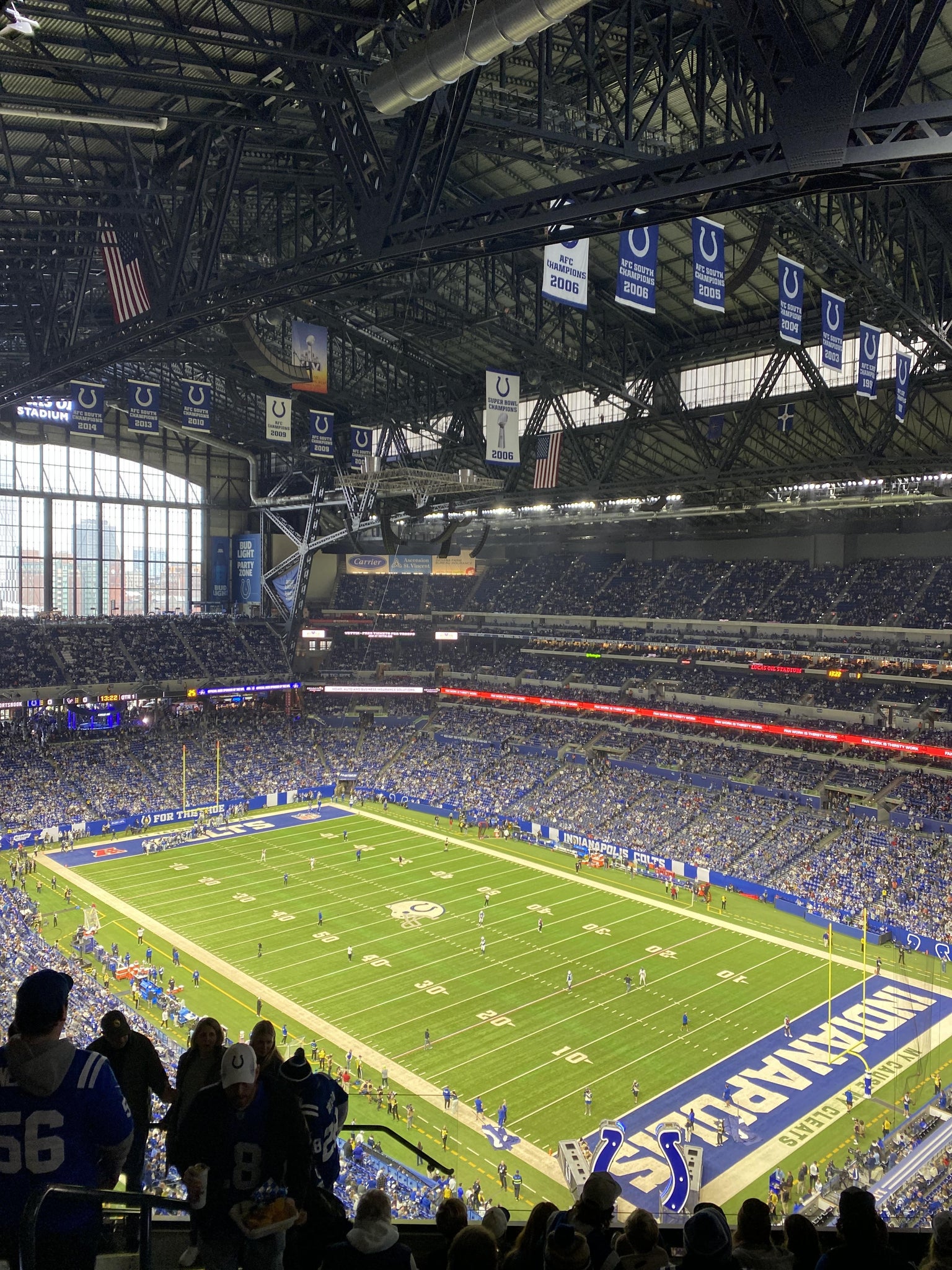 Real Fan View taken from Section 632 at Lucas Oil Stadium by Victoria T