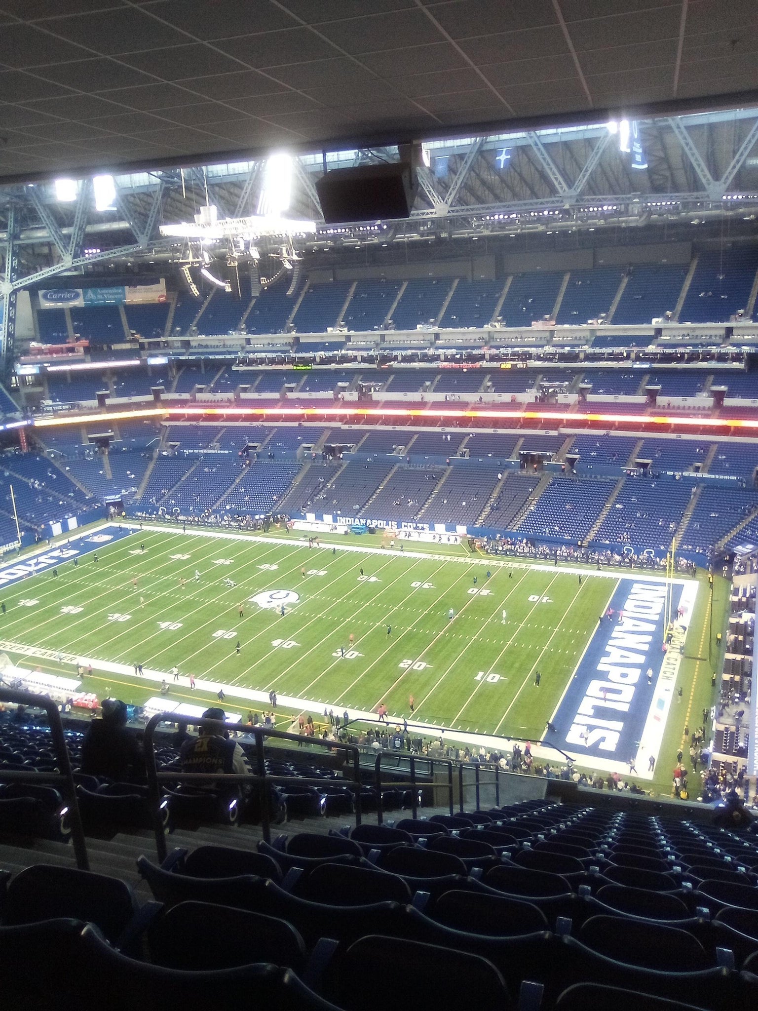 Real Fan View taken from Section 635 at Lucas Oil Stadium by Jay S