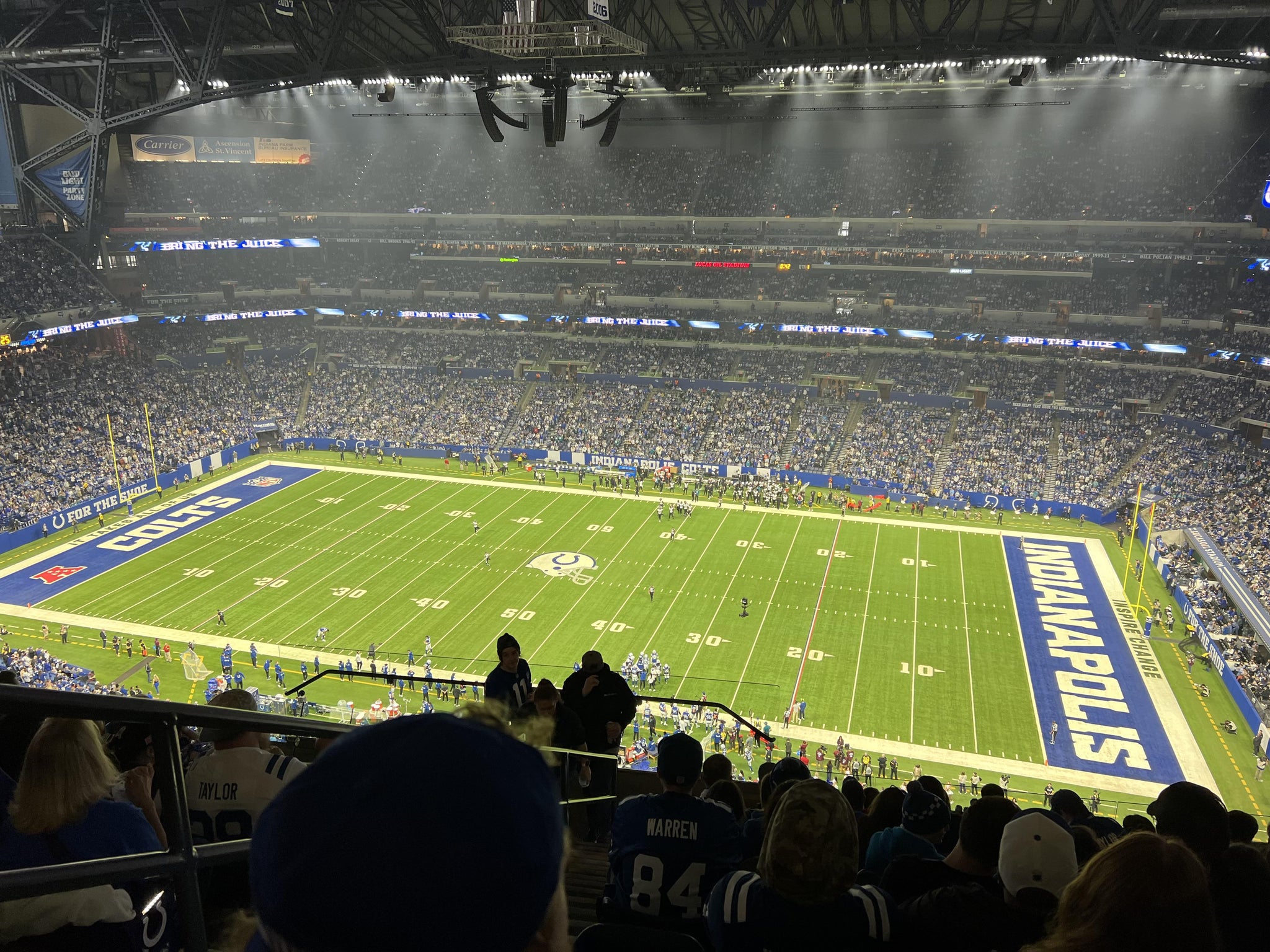 Real Fan View taken from Section 637 at Lucas Oil Stadium by Isaiah S