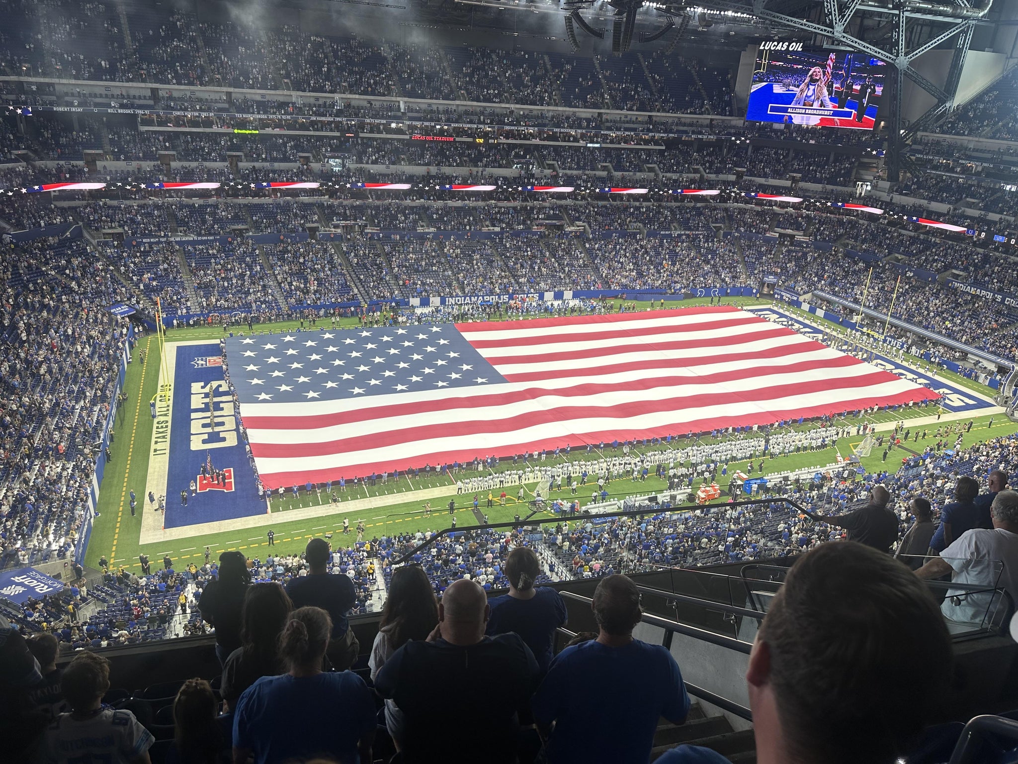 Real Fan View taken from Section 644 at Lucas Oil Stadium by Justin F