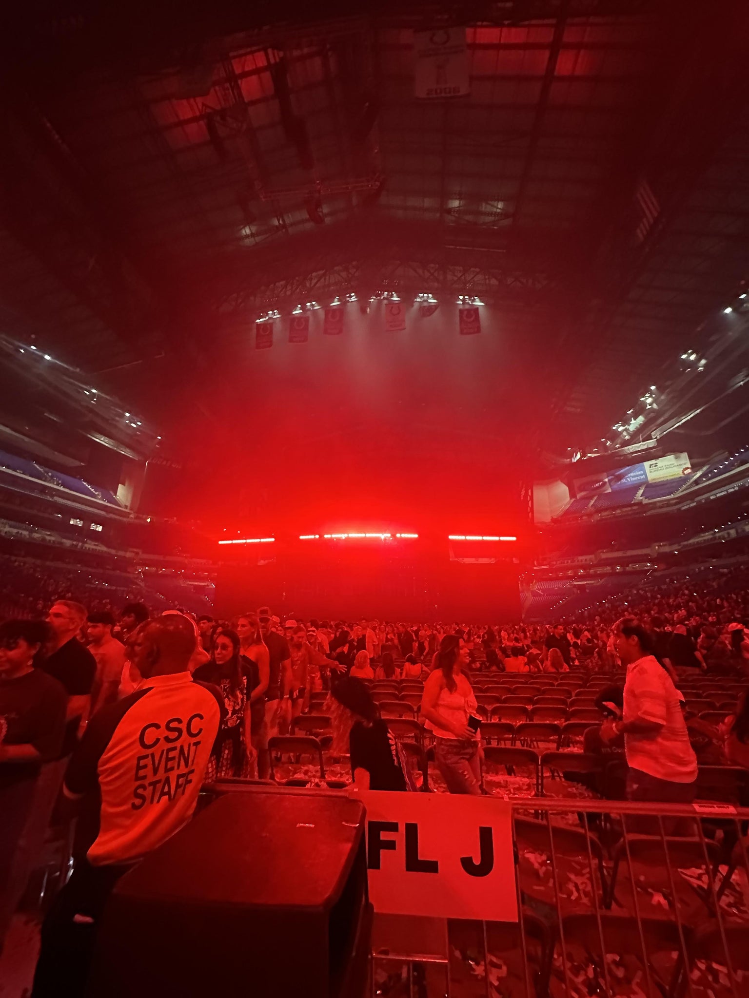 Real Fan View taken from Floor J at Lucas Oil Stadium by Salomon L