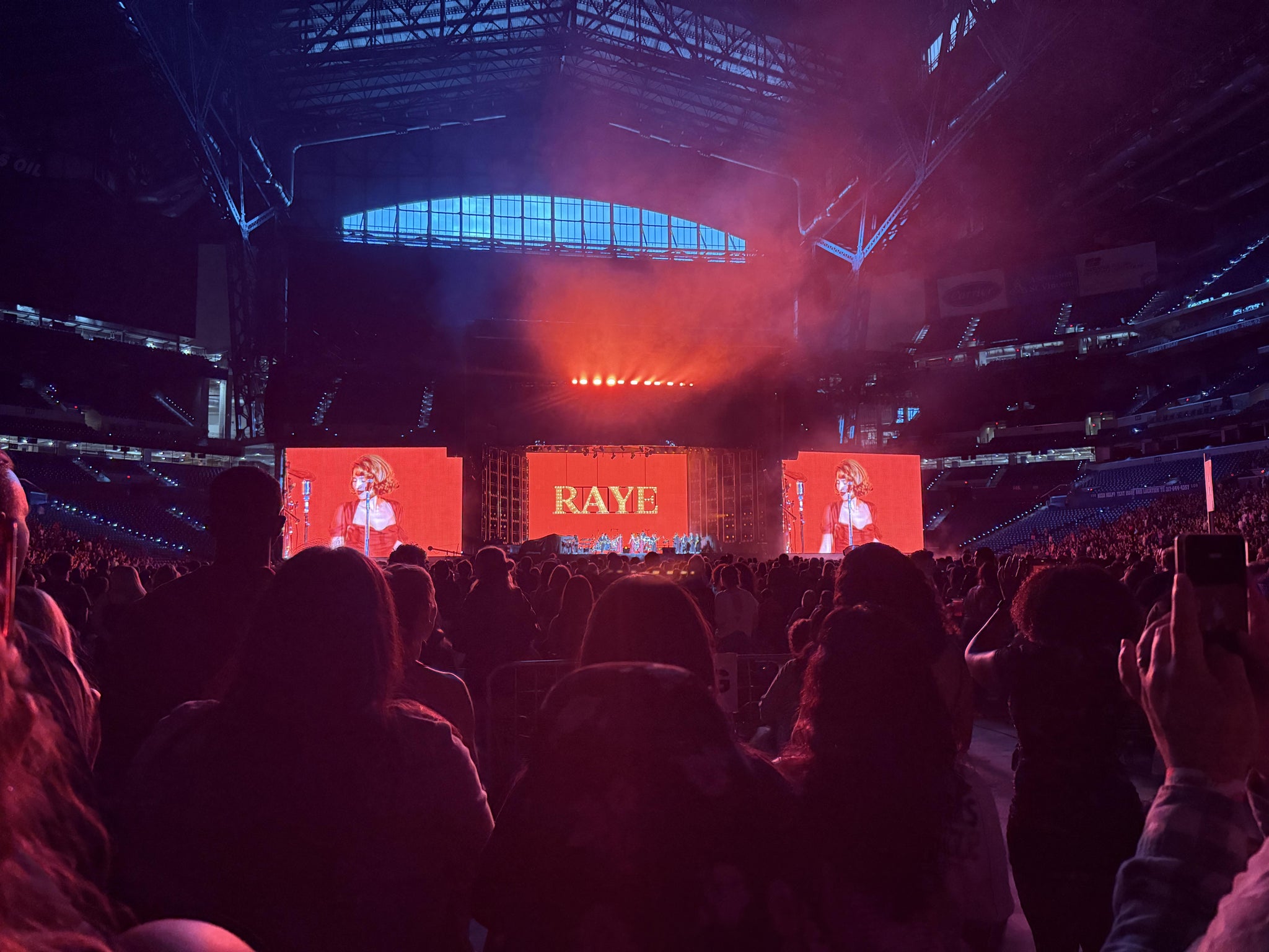 Real Fan View taken from Floor M at Lucas Oil Stadium by Audrey M