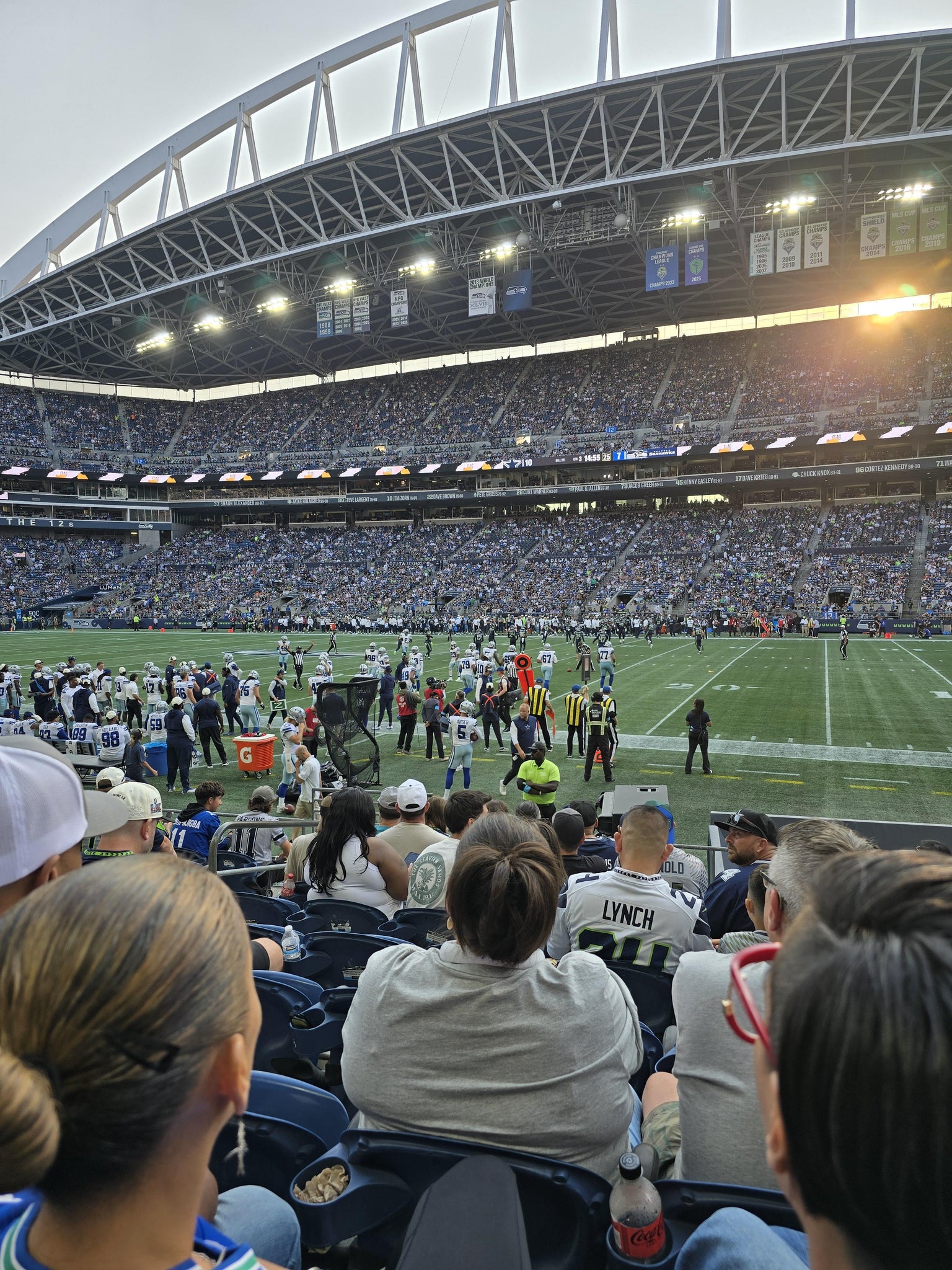 Real Fan View taken from Section 106 at Lumen Field by Rissa M