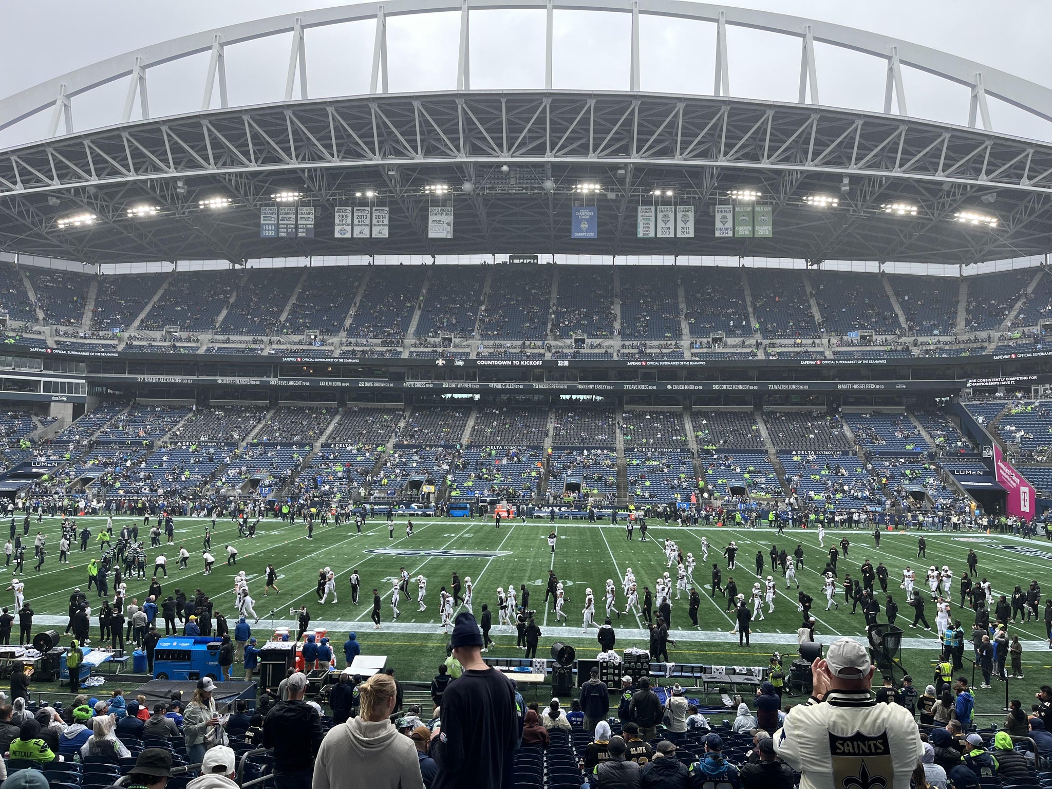Real Fan View taken from Section 108 at Lumen Field by Cort W