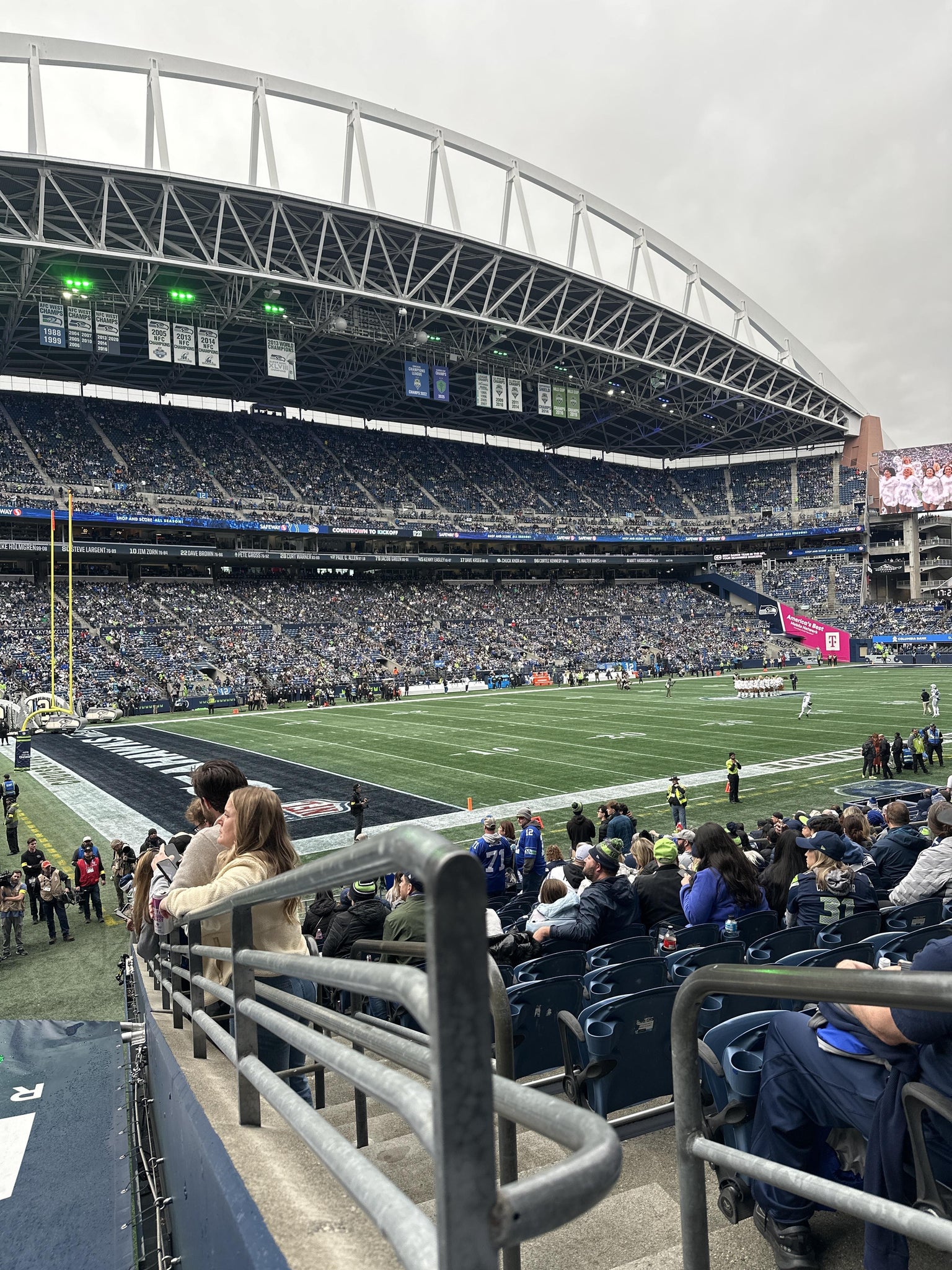 Real Fan View taken from Section 115 at Lumen Field by Rani B