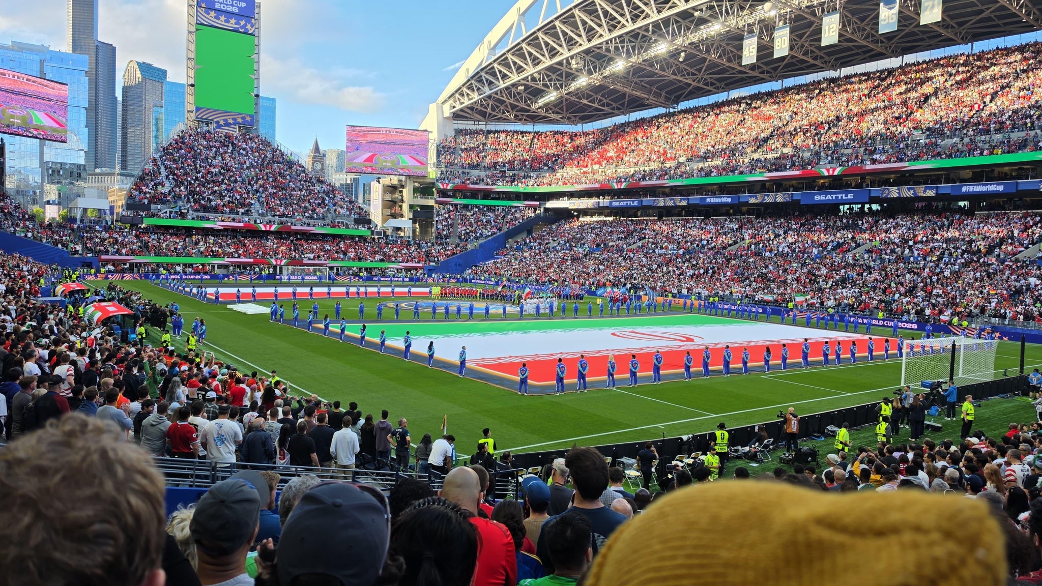 Real Fan View taken from Section 127 at Lumen Field by Anonymous User
