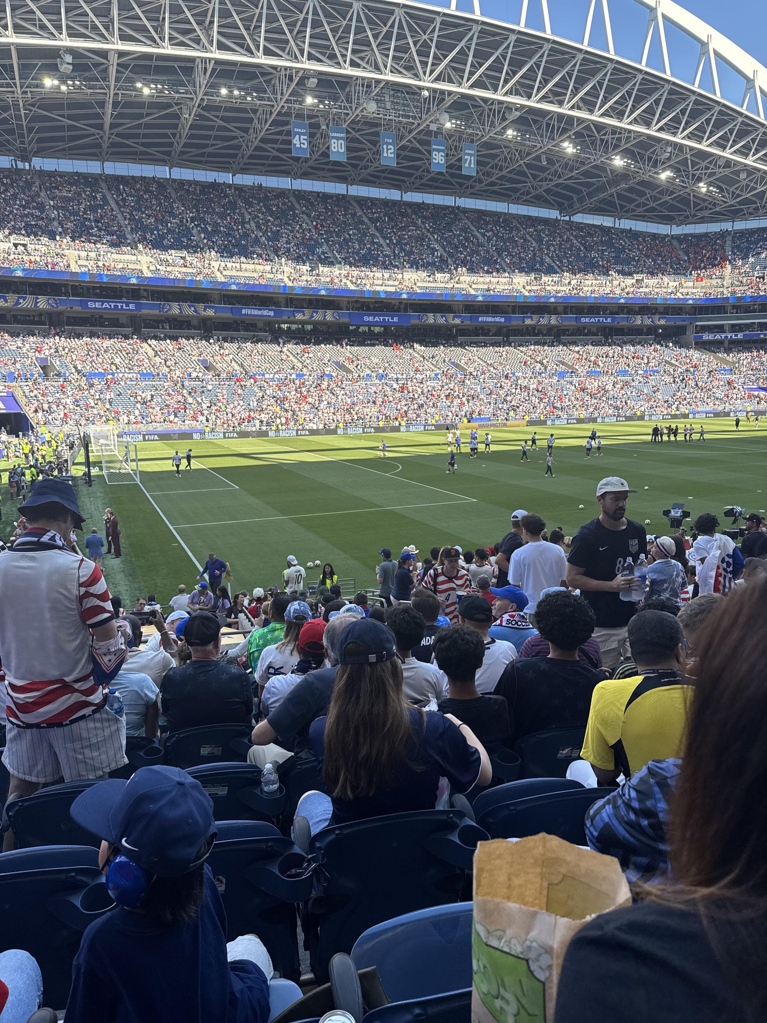 Real Fan View taken from Section 140 at Lumen Field by Jordan M