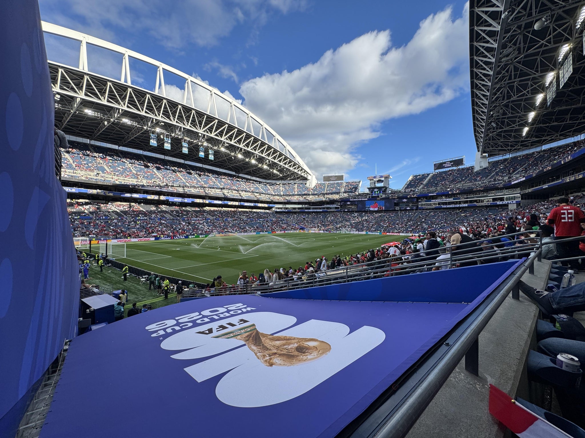 Real Fan View taken from Section 141 at Lumen Field by Lokman S