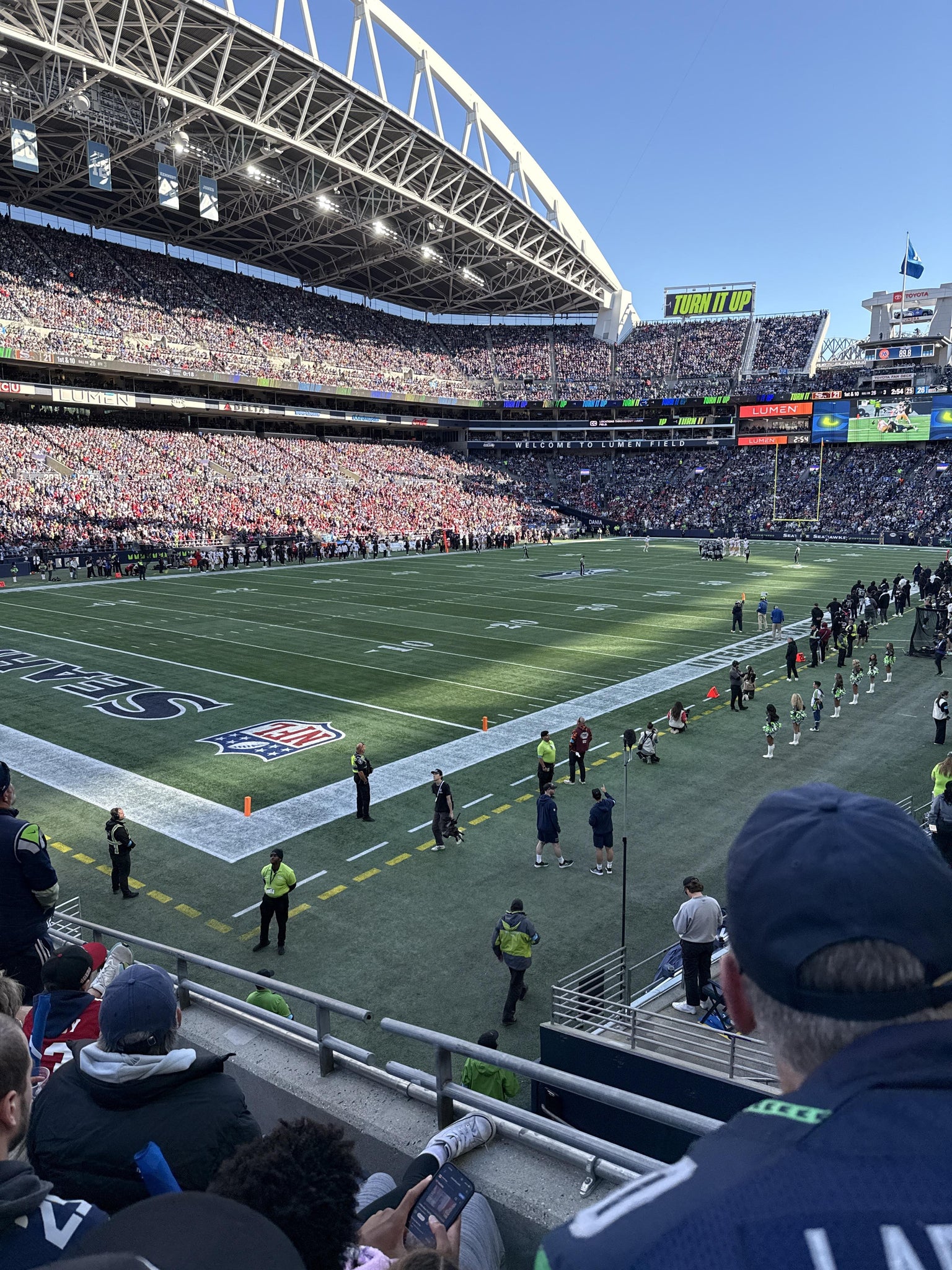 Real Fan View taken from Section 144 at Lumen Field by Anonymous User
