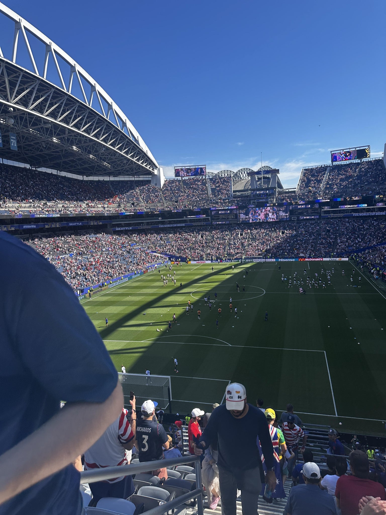 Real Fan View taken from Section 146 at Lumen Field by Mark G
