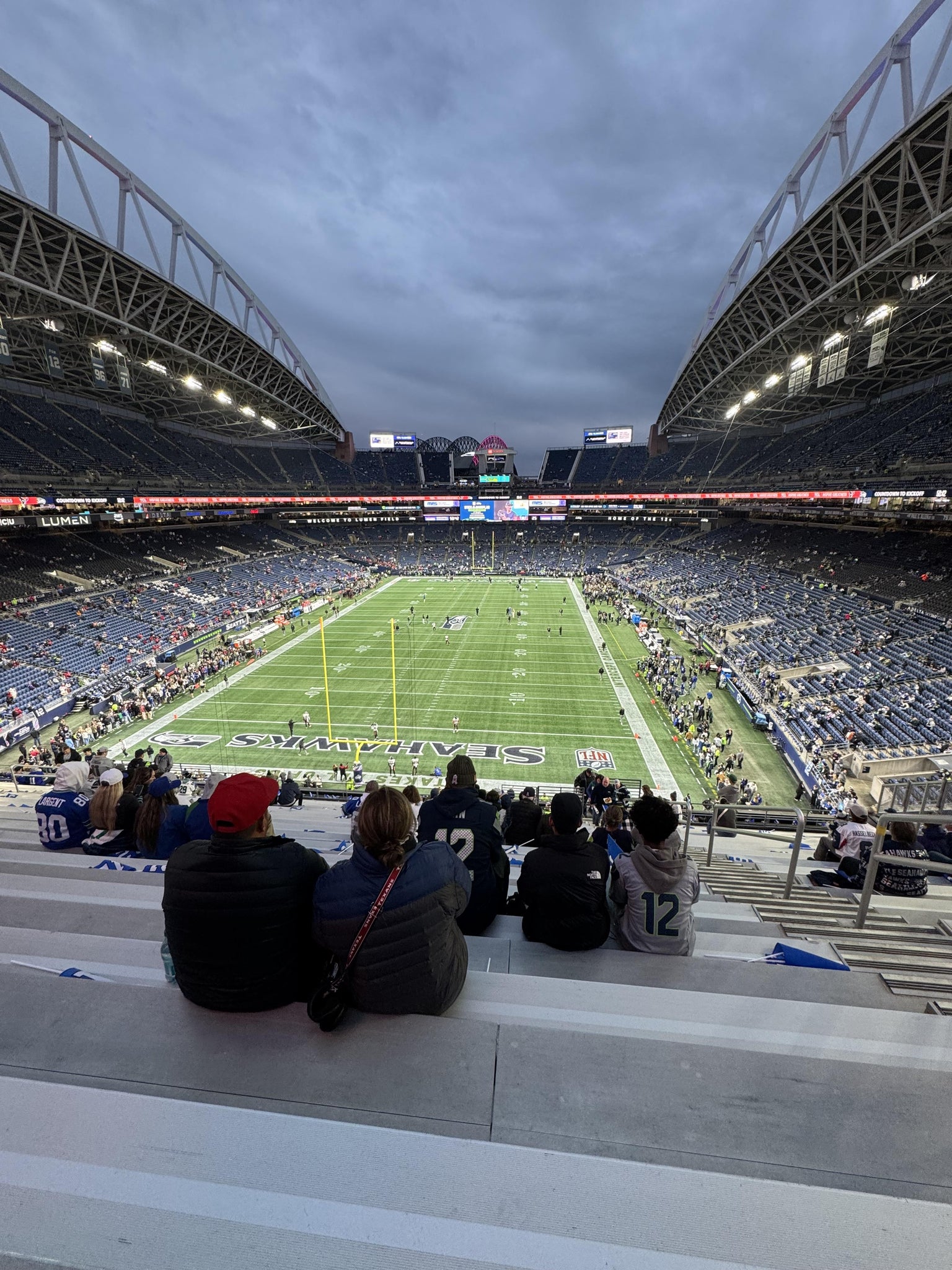 Real Fan View taken from Section 147 at Lumen Field by Alayna W
