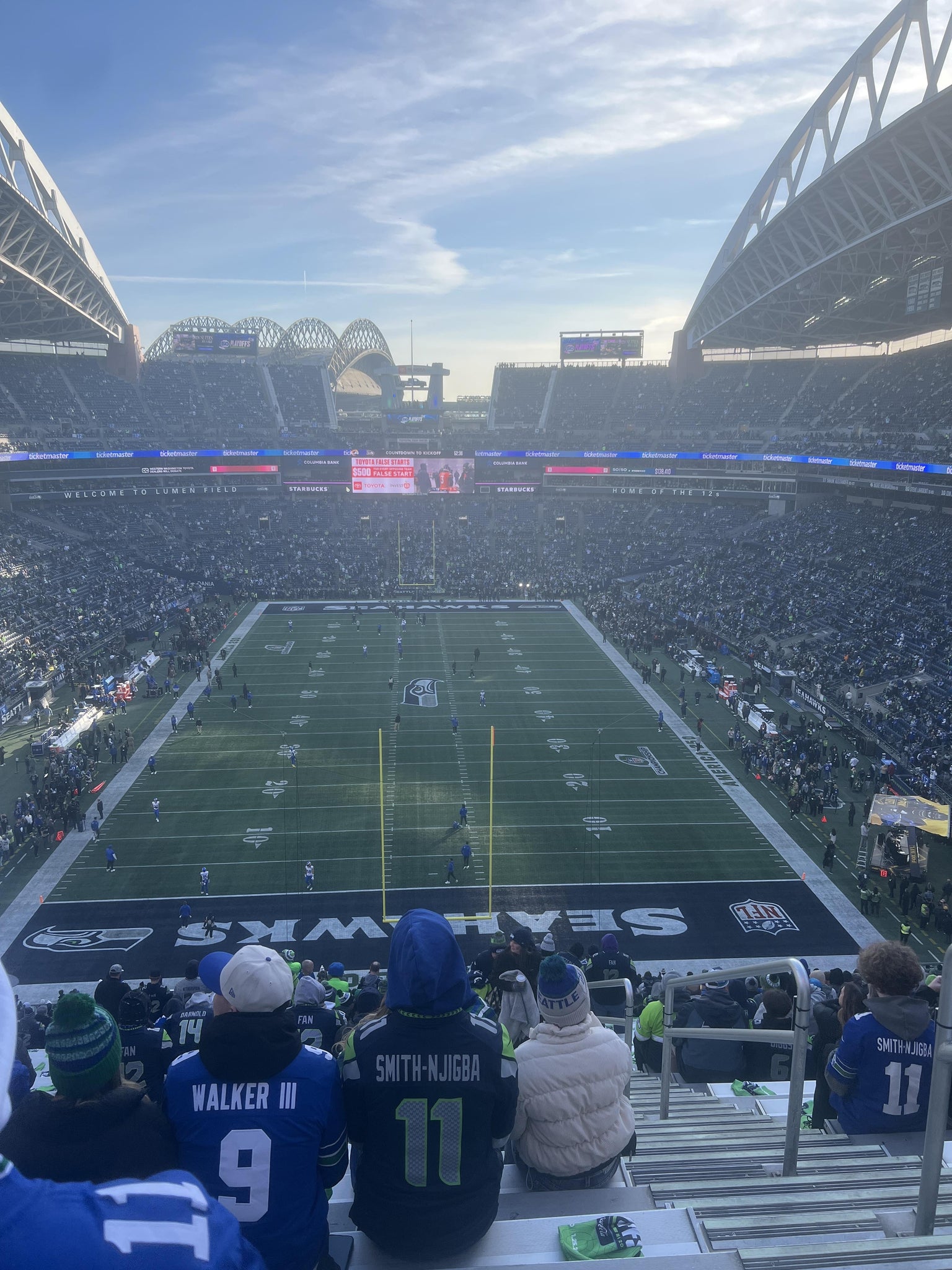 Real Fan View taken from Section 149 at Lumen Field by Fiorella P