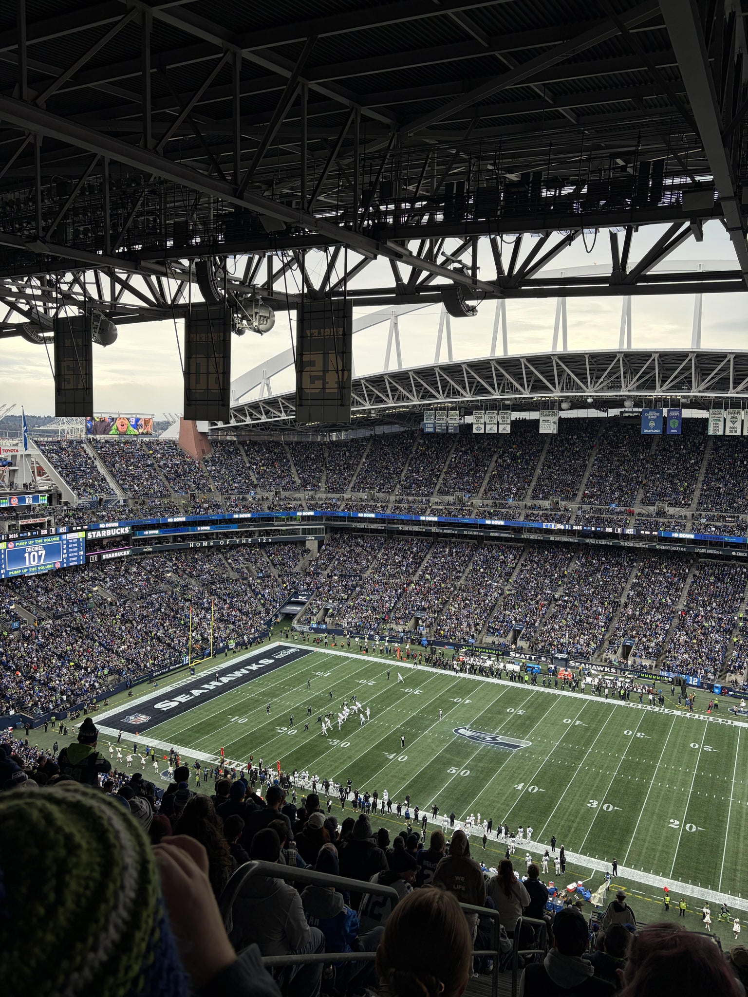 Real Fan View taken from Section 306 at Lumen Field by Taira I