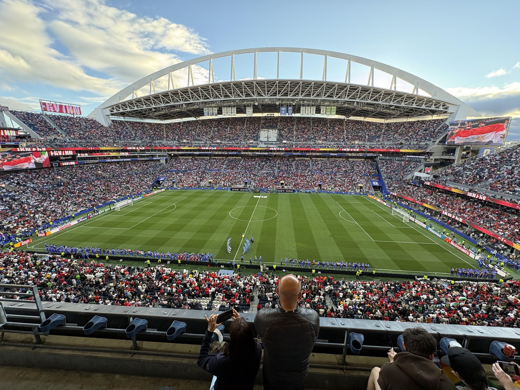Real Fan View taken from Section 308 at Lumen Field by Rey V