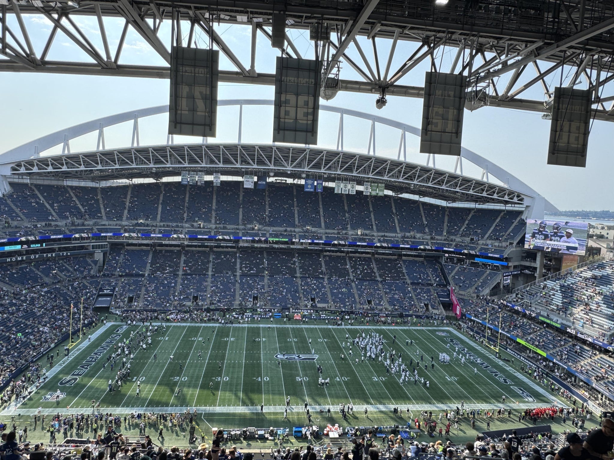 Real Fan View taken from Section 310 at Lumen Field by Sydney W