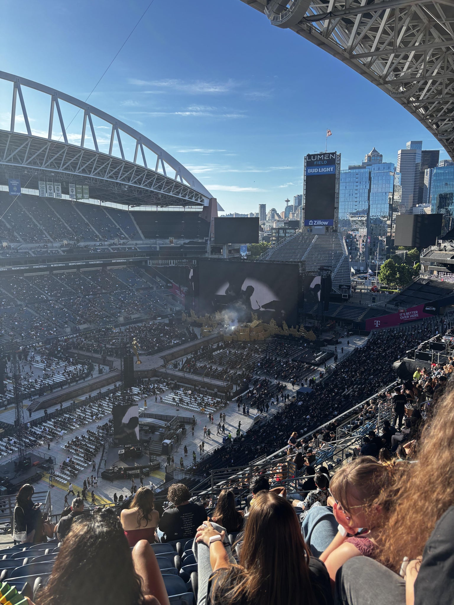 Real Fan View taken from Section 316 at Lumen Field by Mihret G