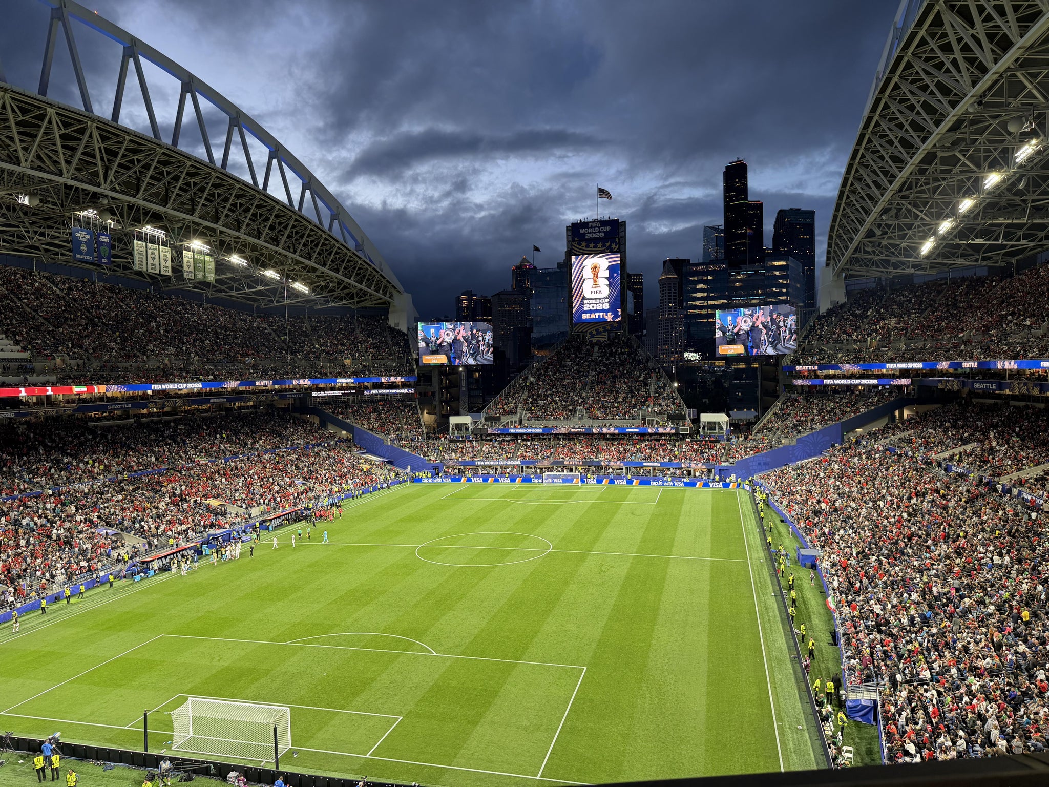 Real Fan View taken from Section 319 at Lumen Field by Xavier M