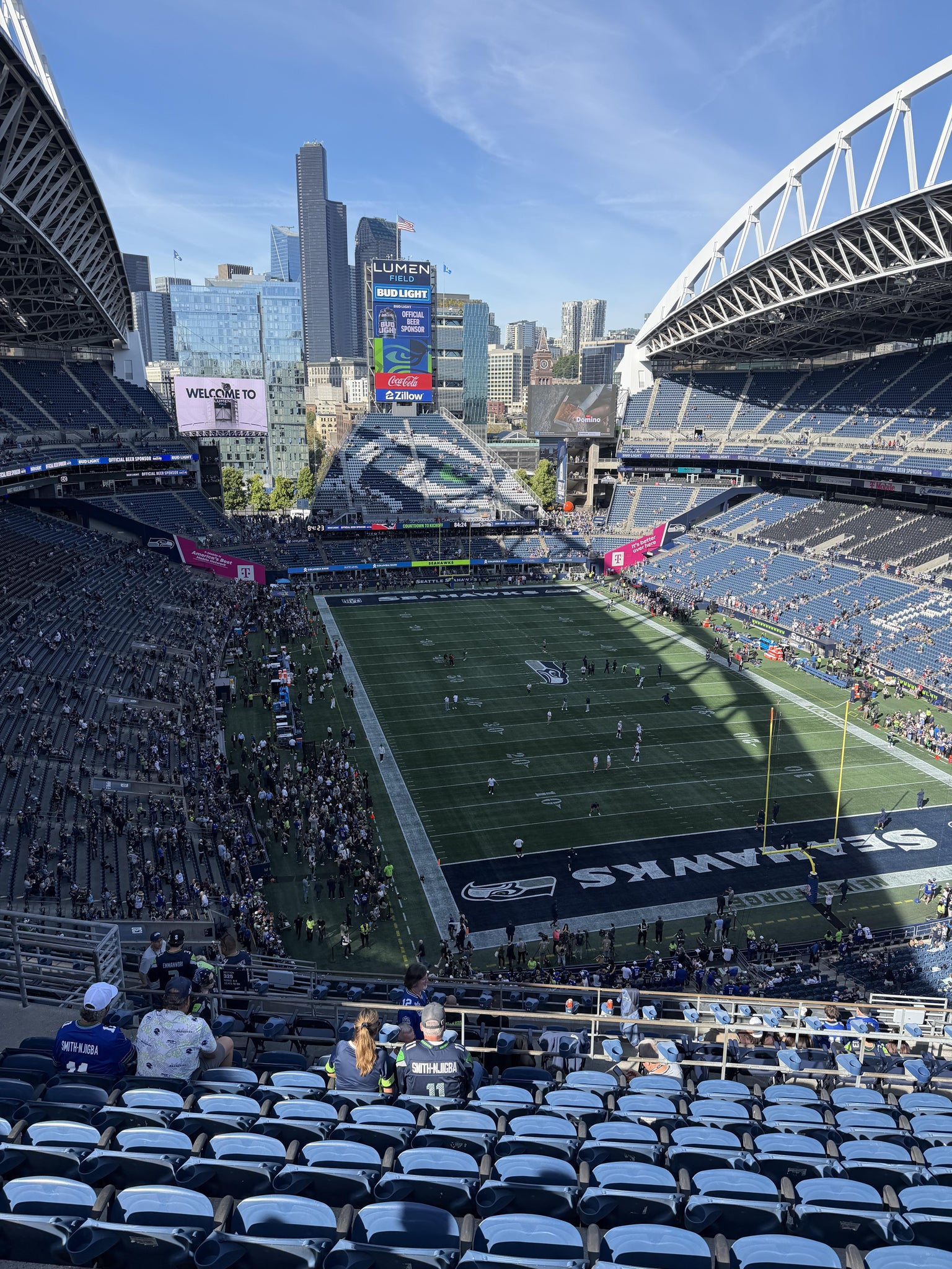 Real Fan View taken from Section 325 at Lumen Field by Nicolas H