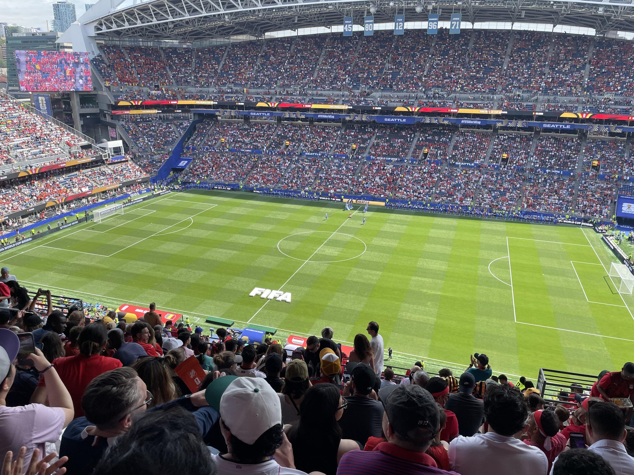 Real Fan View taken from Section 333 at Lumen Field by Robert C