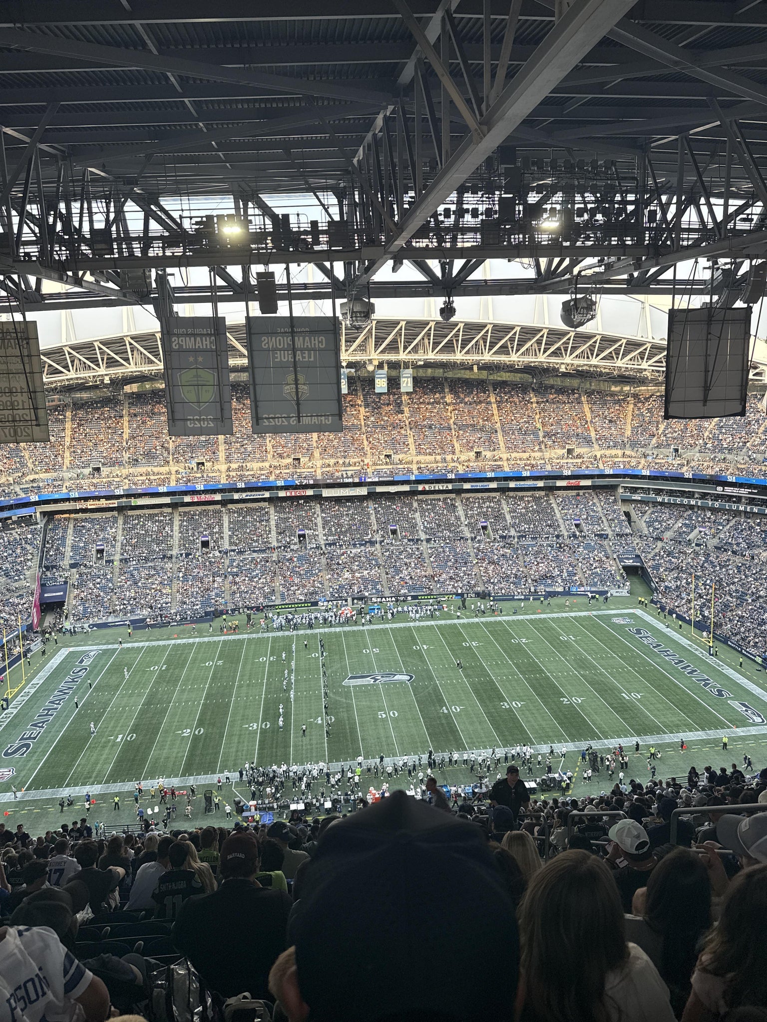 Real Fan View taken from Section 336 at Lumen Field by Marc O
