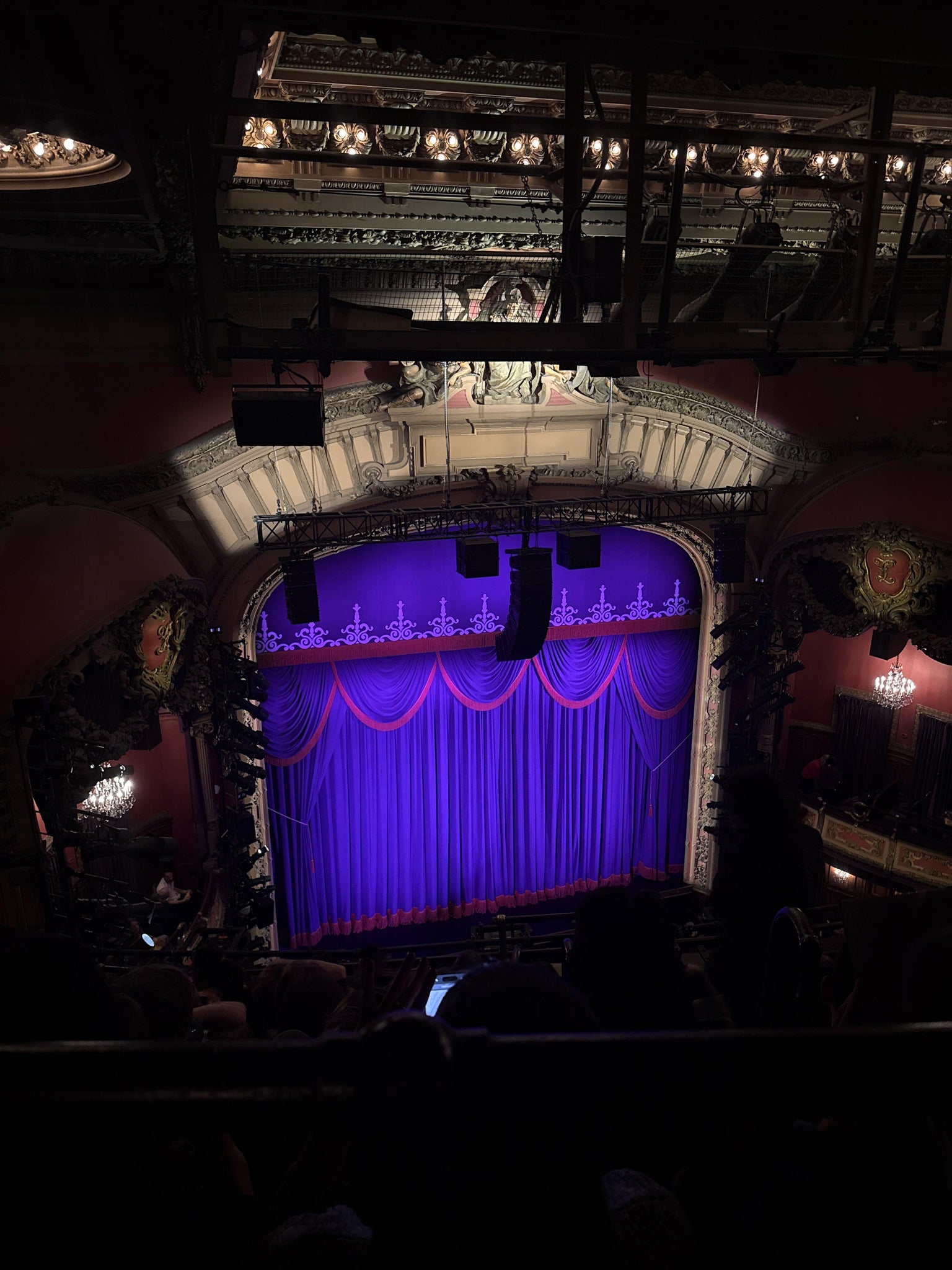 Real Fan View taken from Balcony Left at Lyceum Theatre by Skylar B