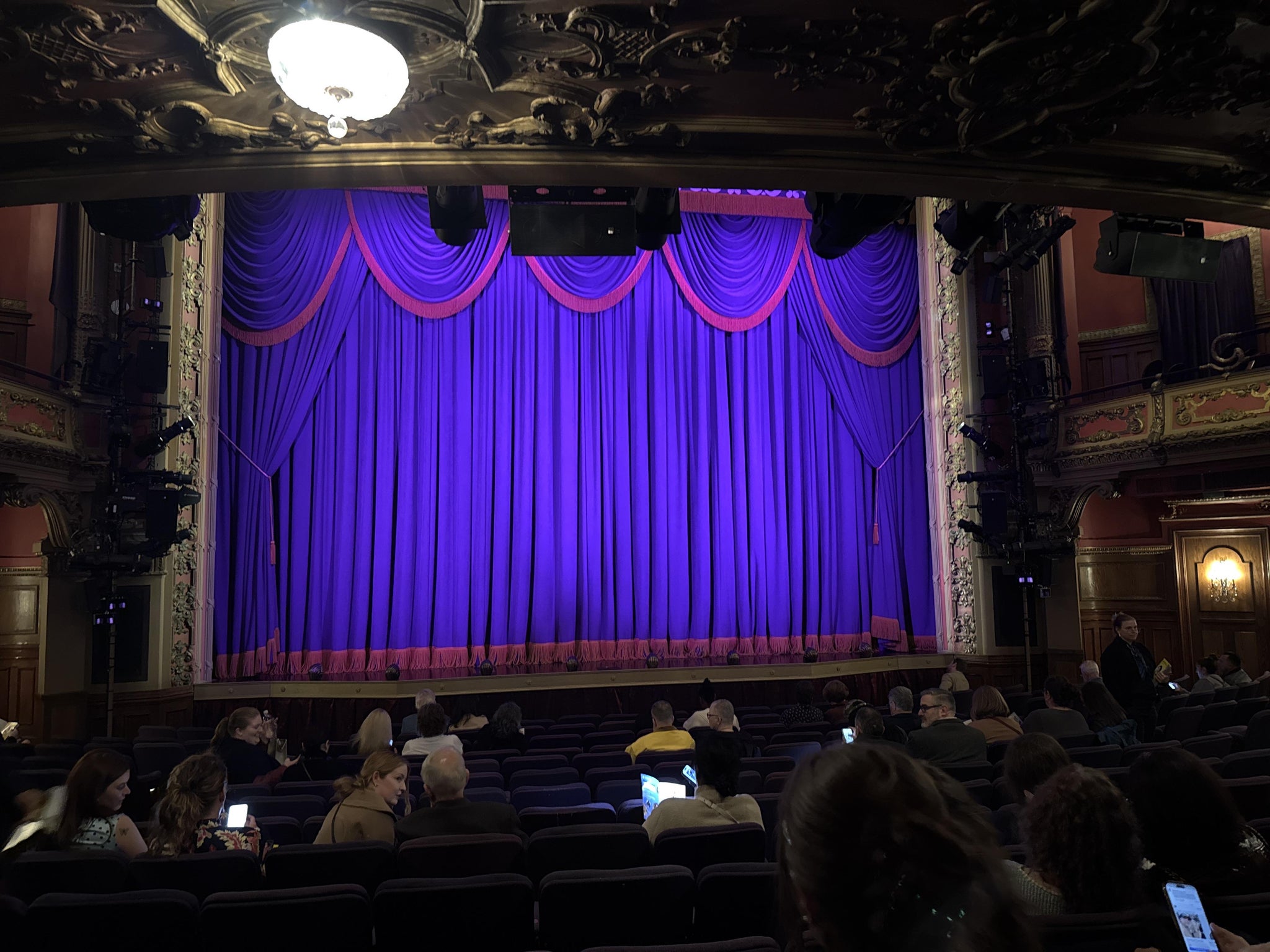 Real Fan View taken from Orchestra Center at Lyceum Theatre by Robert P