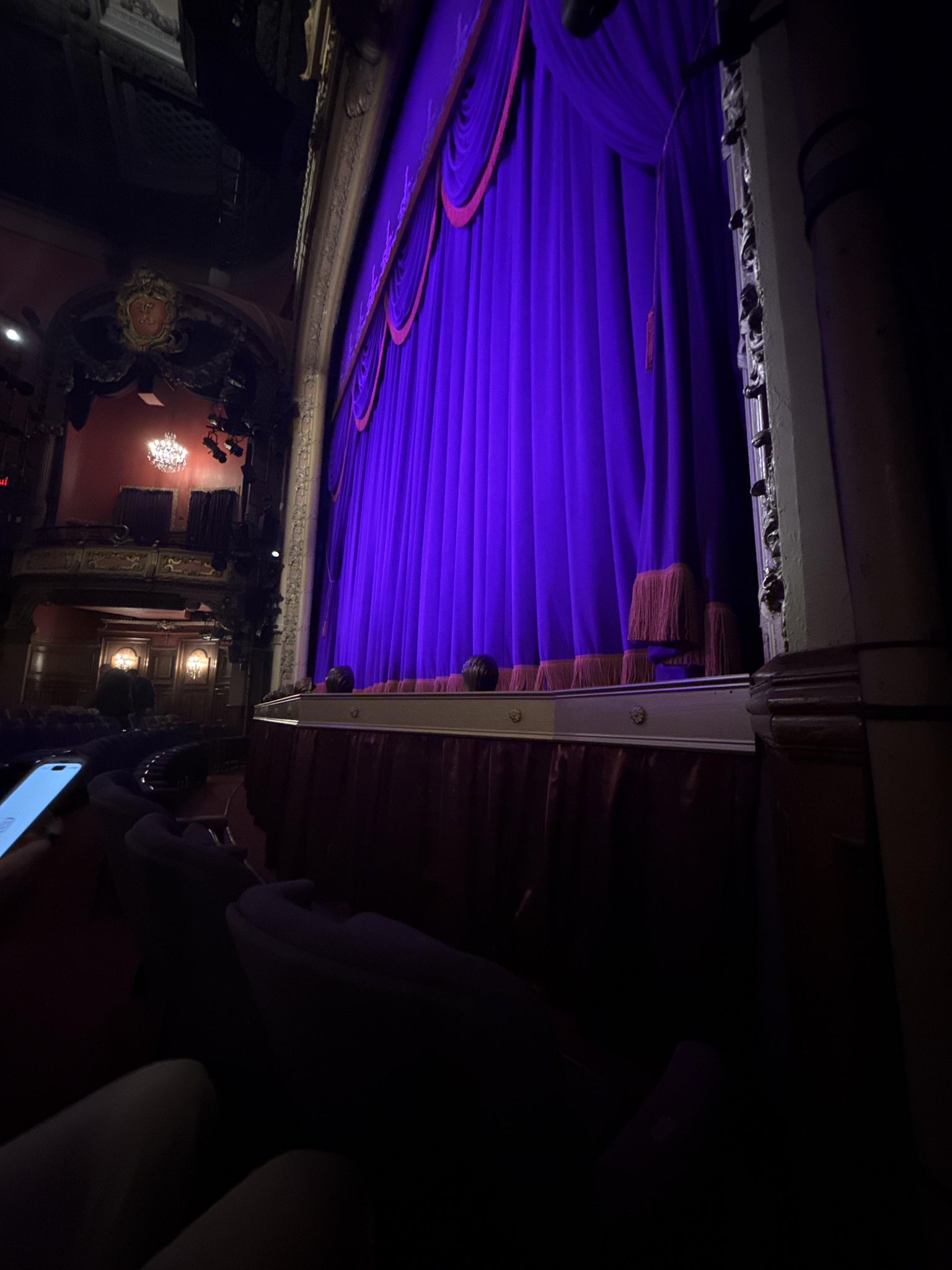 Real Fan View taken from Orchestra Right at Lyceum Theatre by Daniel C