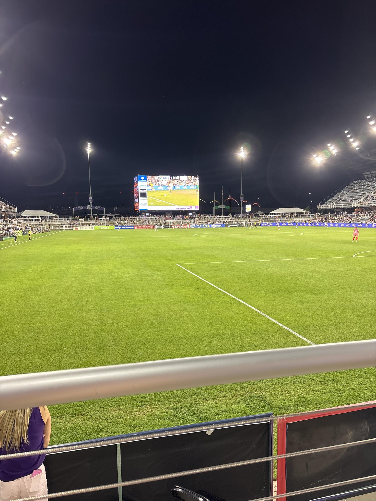 Real Fan View taken from Section 112 at Lynn Family Stadium by Kayla S