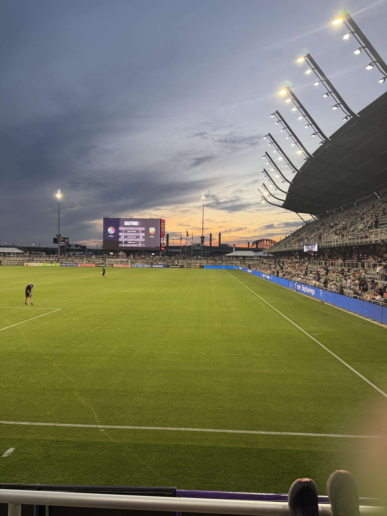 Real Fan View taken from Section 116 at Lynn Family Stadium by Kelsey B