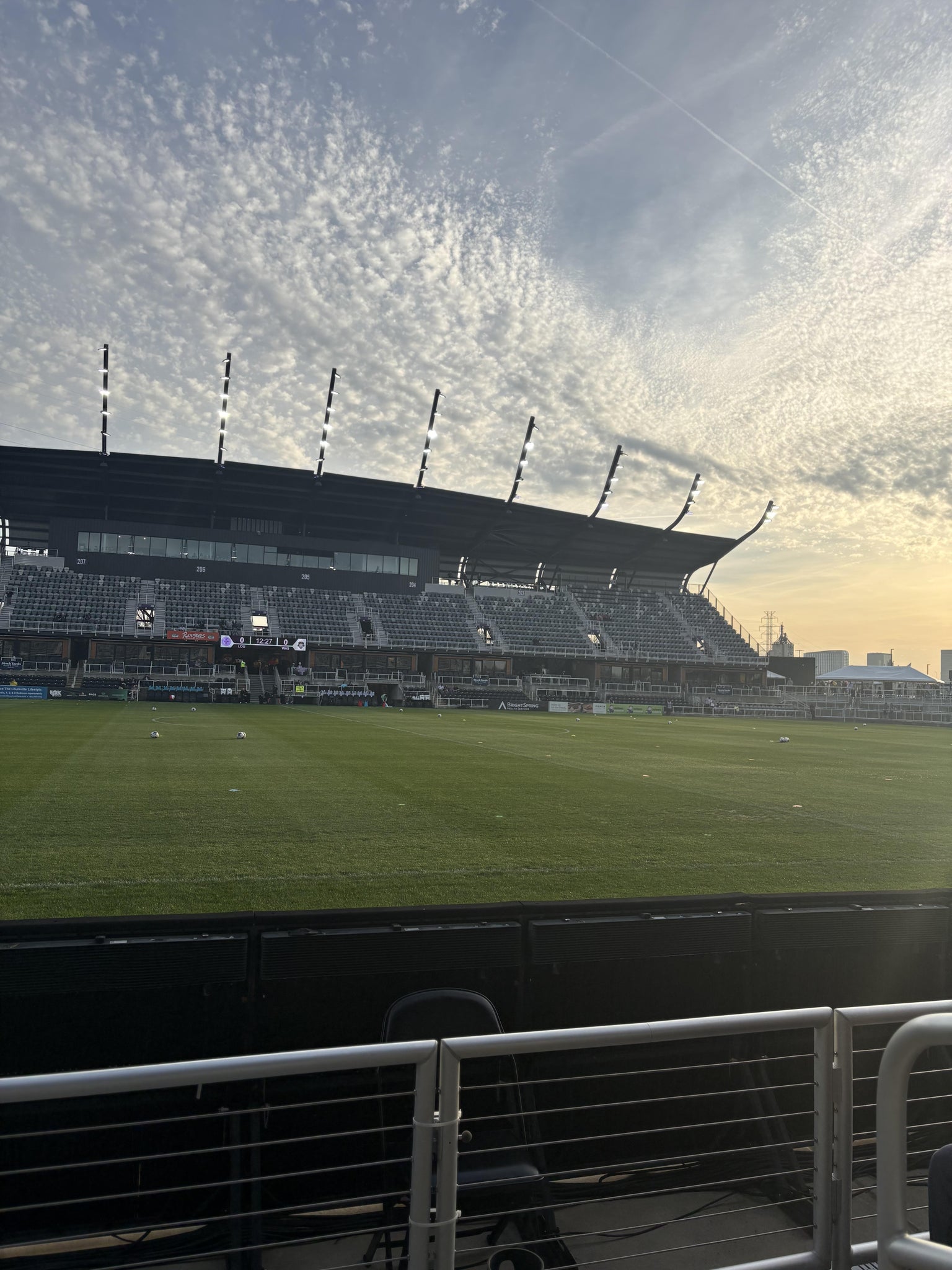 Real Fan View taken from Section 122 at Lynn Family Stadium by Carmelita M