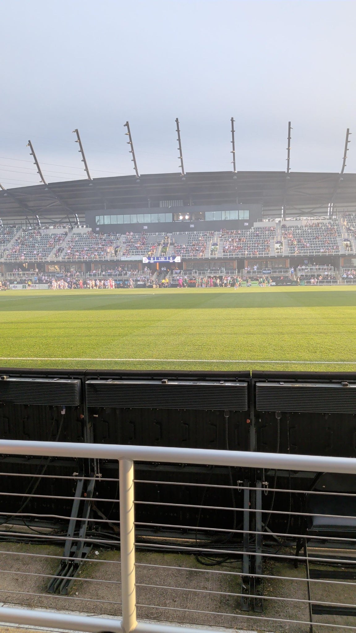 Real Fan View taken from Section 125 at Lynn Family Stadium by Kim V