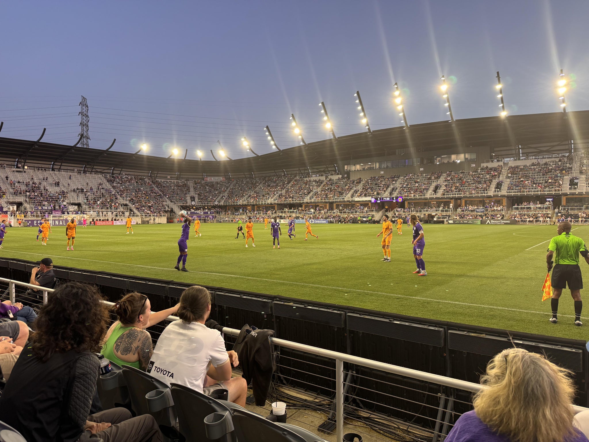 Real Fan View taken from Section 127 at Lynn Family Stadium by Alex O