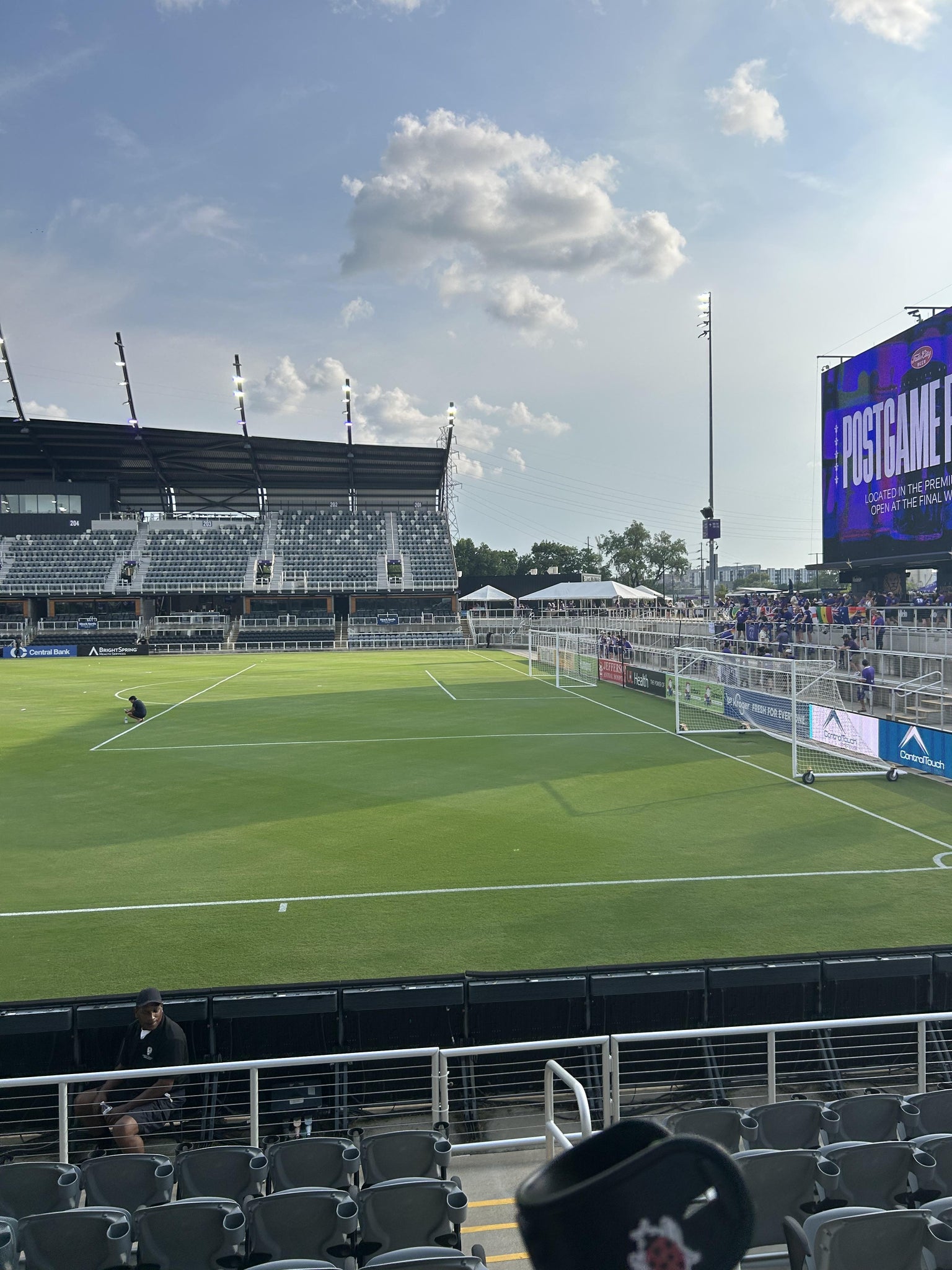Real Fan View taken from Section 127 at Lynn Family Stadium by Leeann K