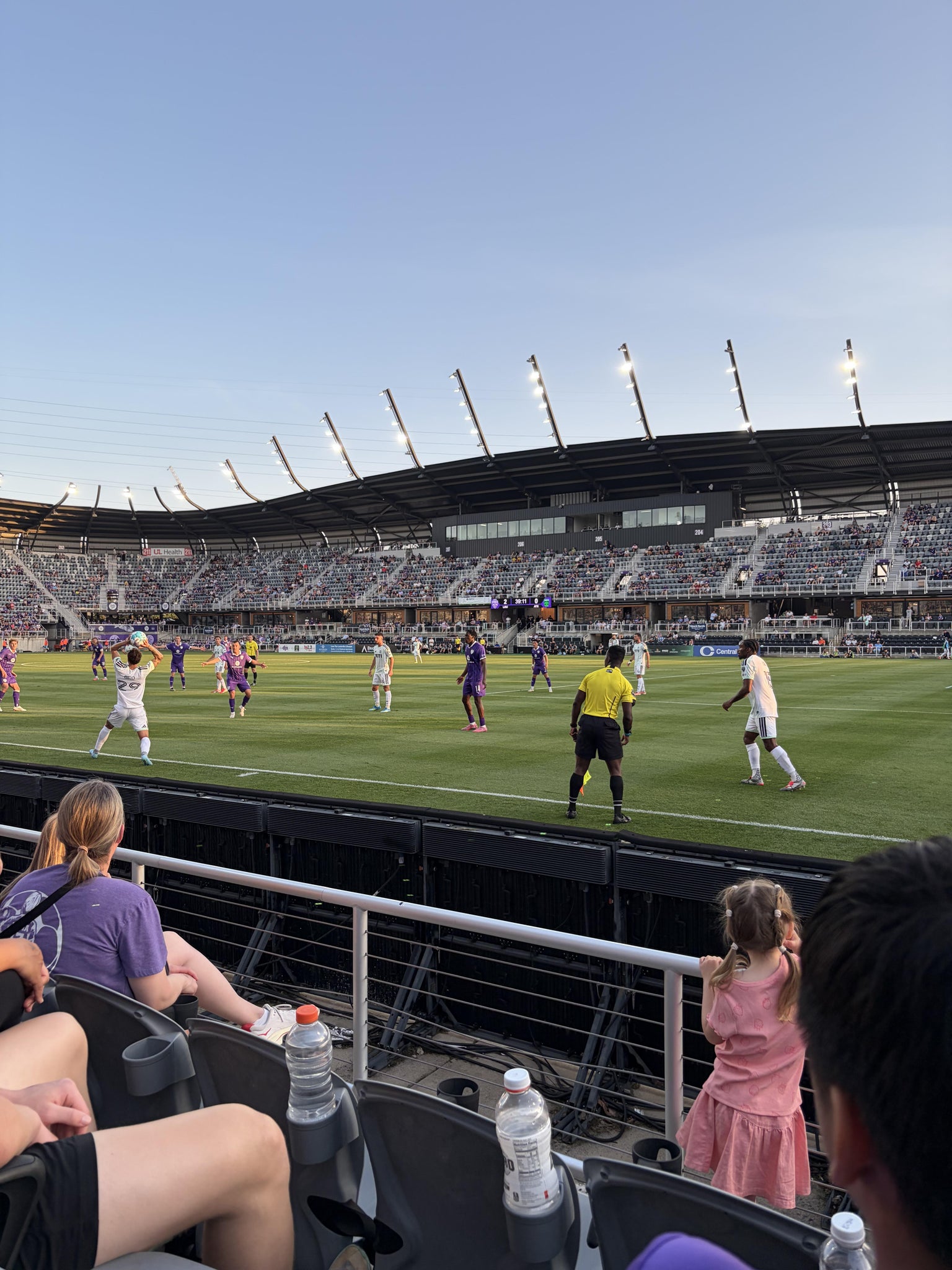 Real Fan View taken from Section 128 at Lynn Family Stadium by Tamieka V