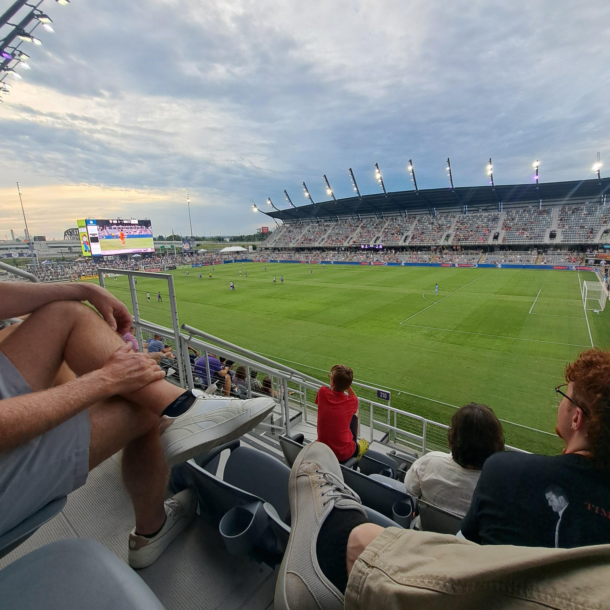 Real Fan View taken from Section 210 at Lynn Family Stadium by Jon B