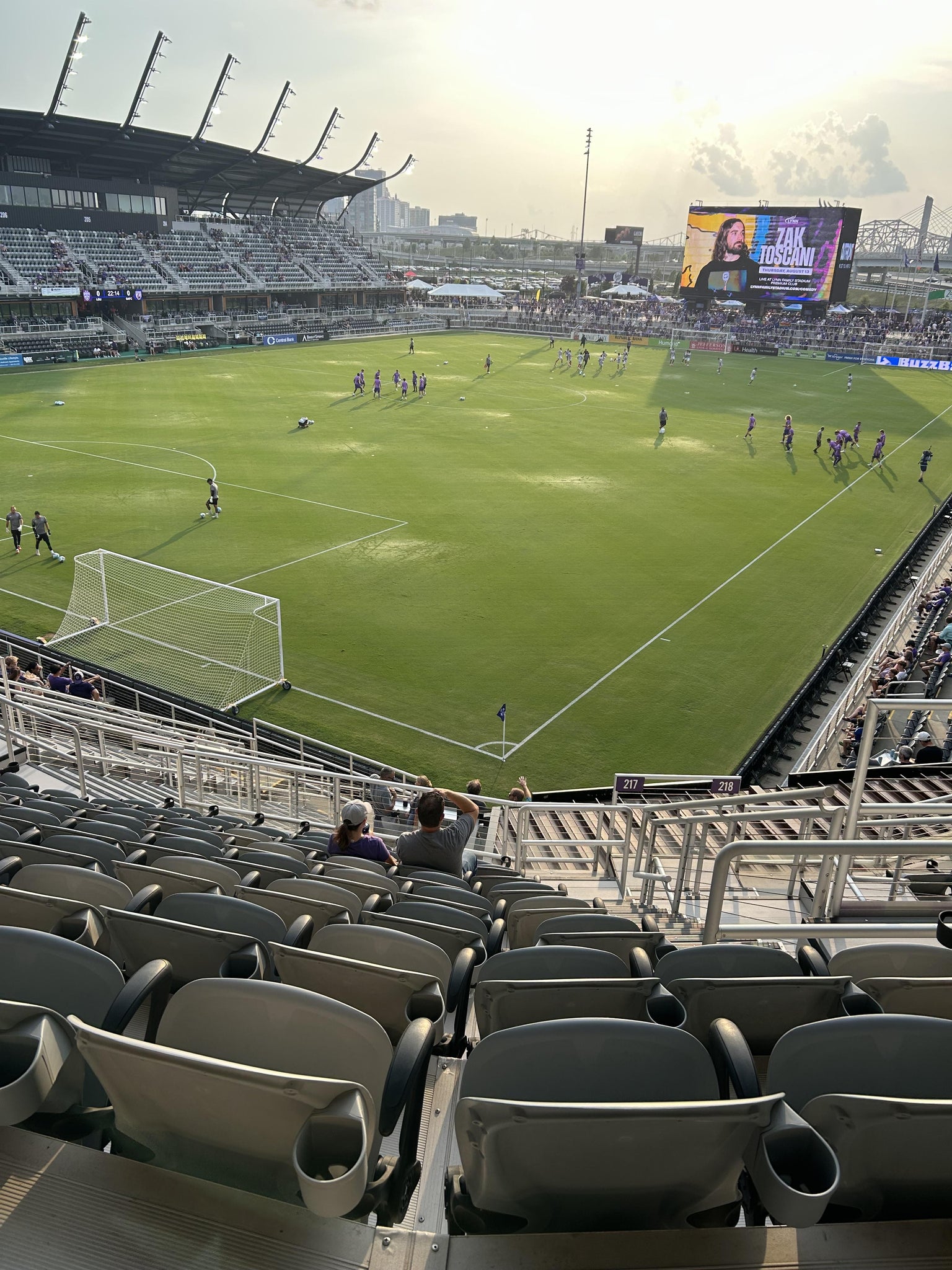 Real Fan View taken from Section 217 at Lynn Family Stadium by Thomas O