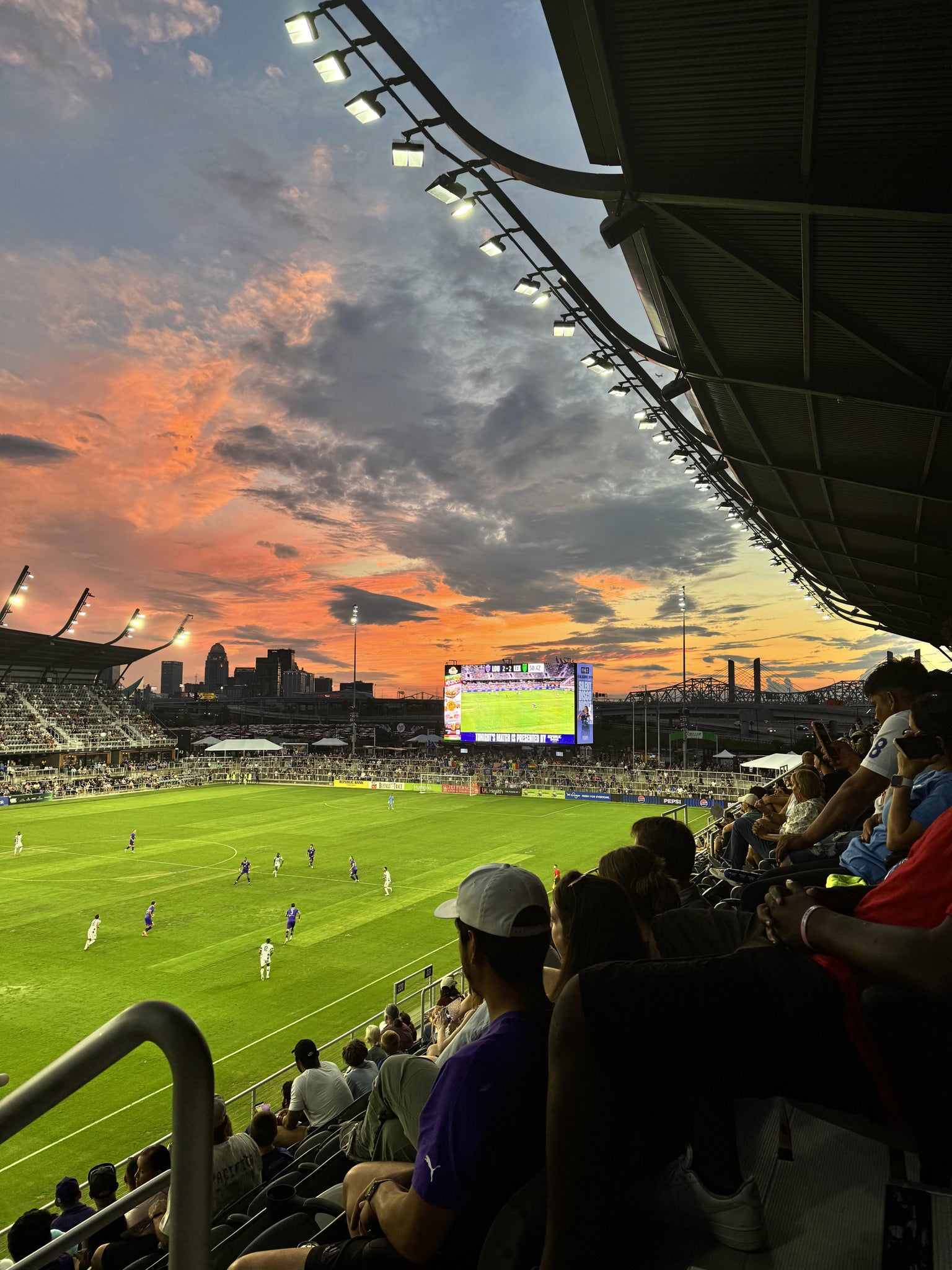 Real Fan View taken from Section 219 at Lynn Family Stadium by Leslie H