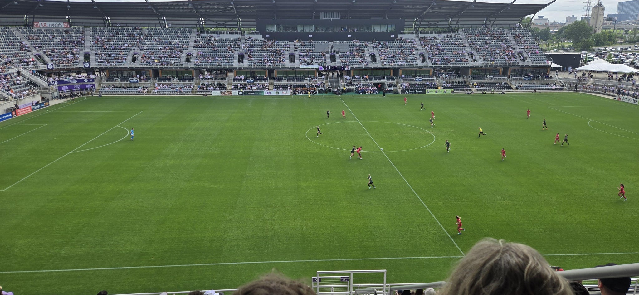 Real Fan View taken from Section 222 at Lynn Family Stadium by Steven K