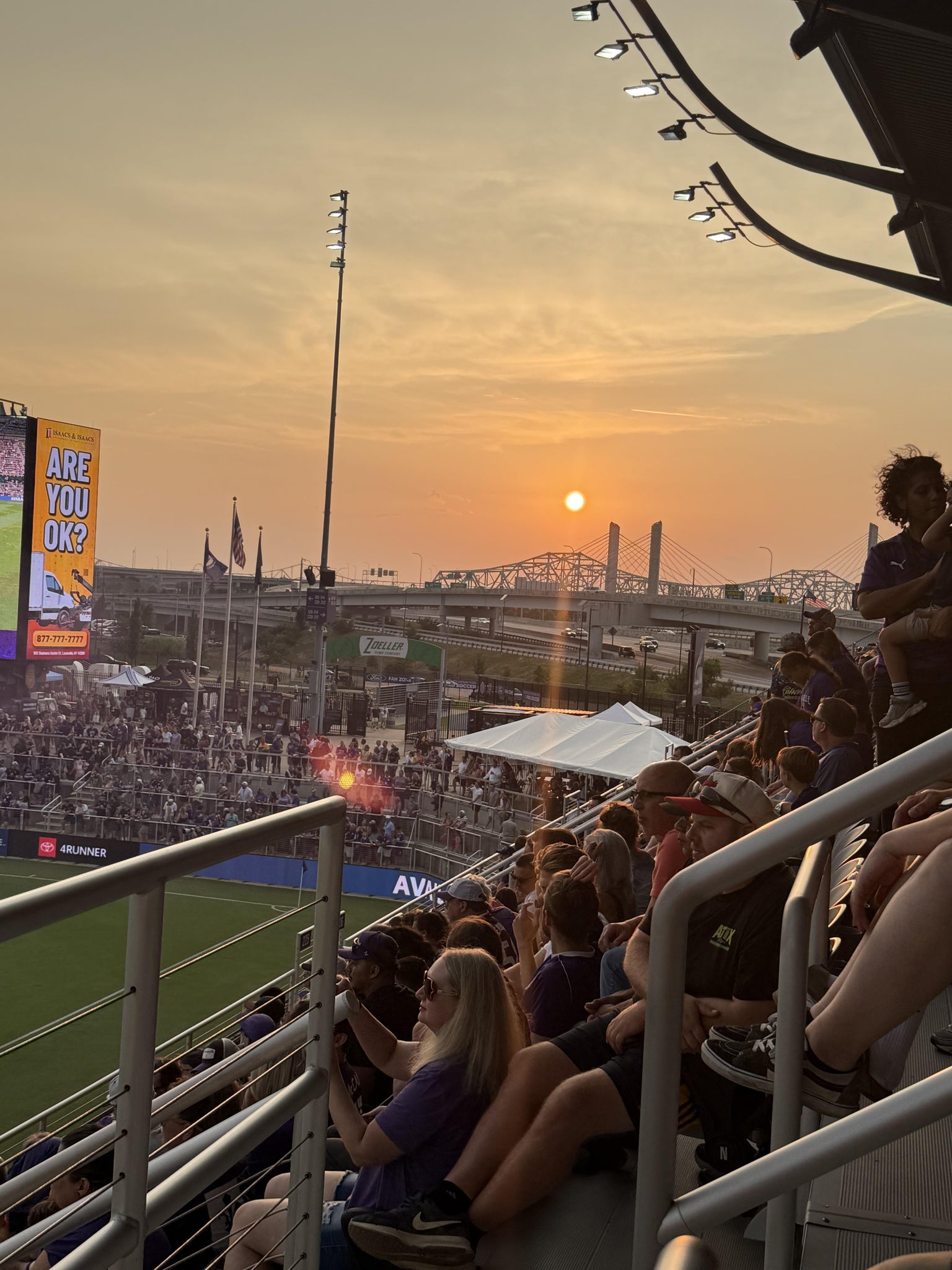 Real Fan View taken from Section 224 at Lynn Family Stadium by Janet R