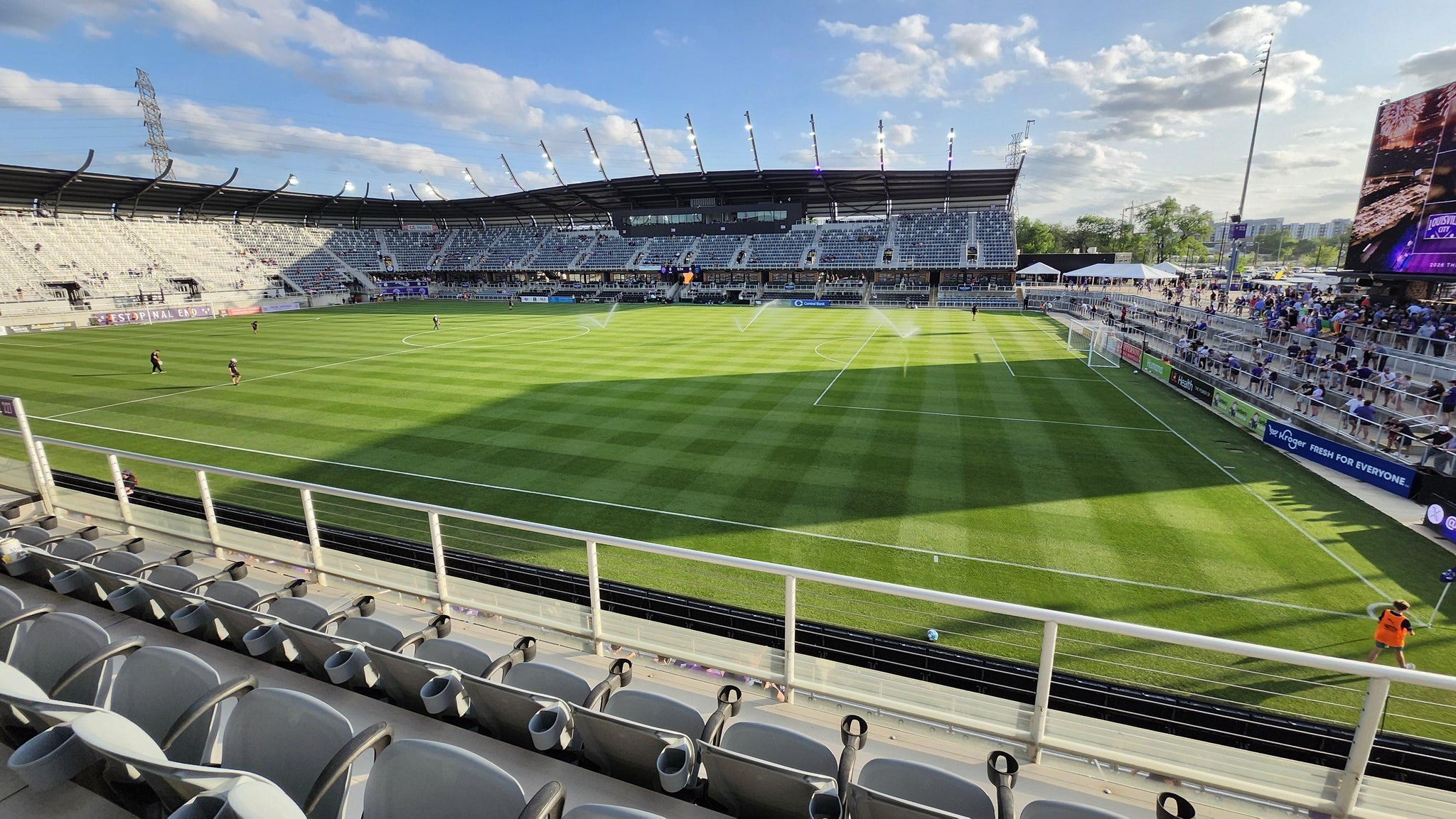 Real Fan View taken from Section 227 at Lynn Family Stadium by Gerald G