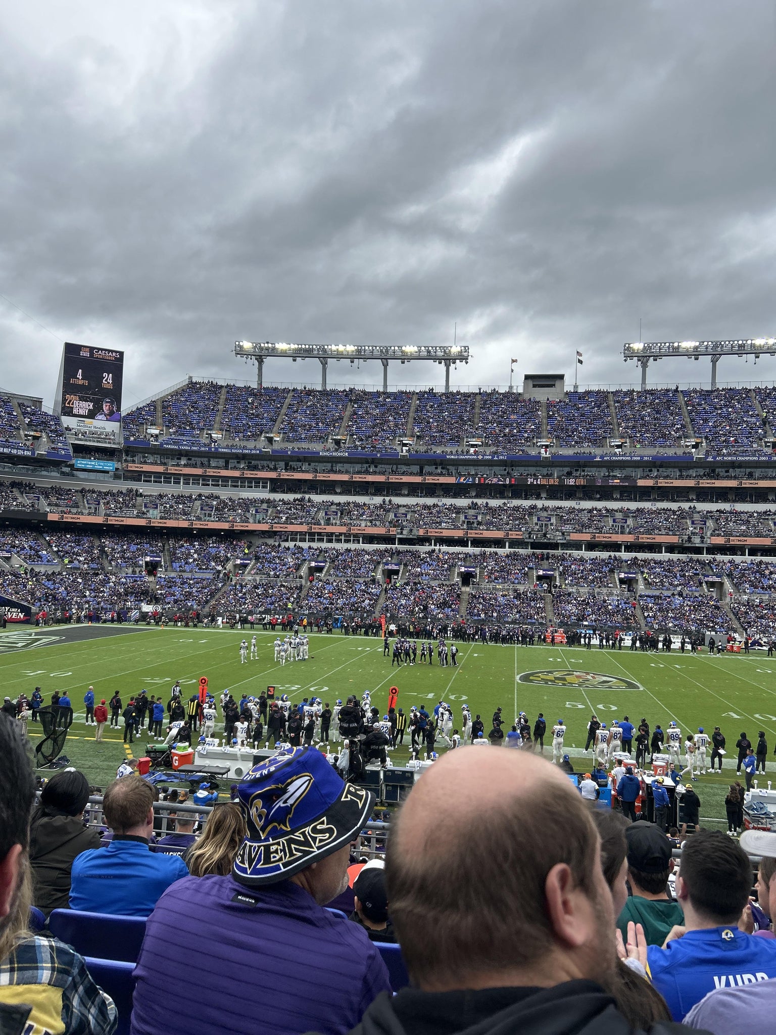 Real Fan View taken from Section 100 at M&T Bank Stadium by Stephon R