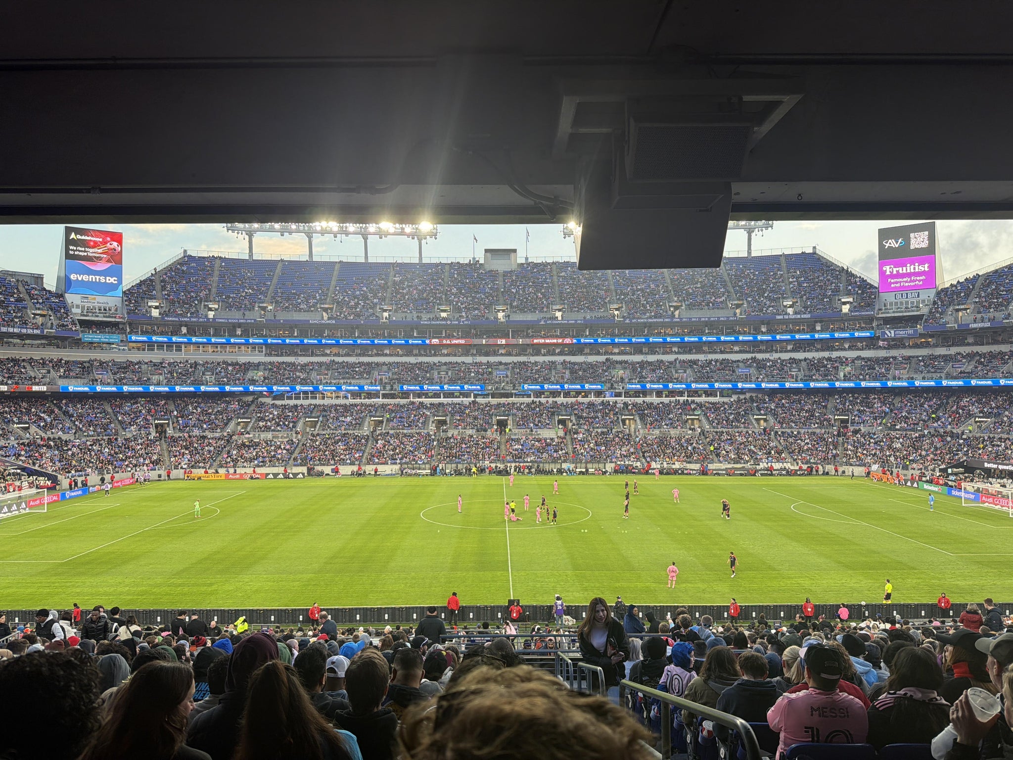 Real Fan View taken from Section 100 at M&T Bank Stadium by Erin-michael G