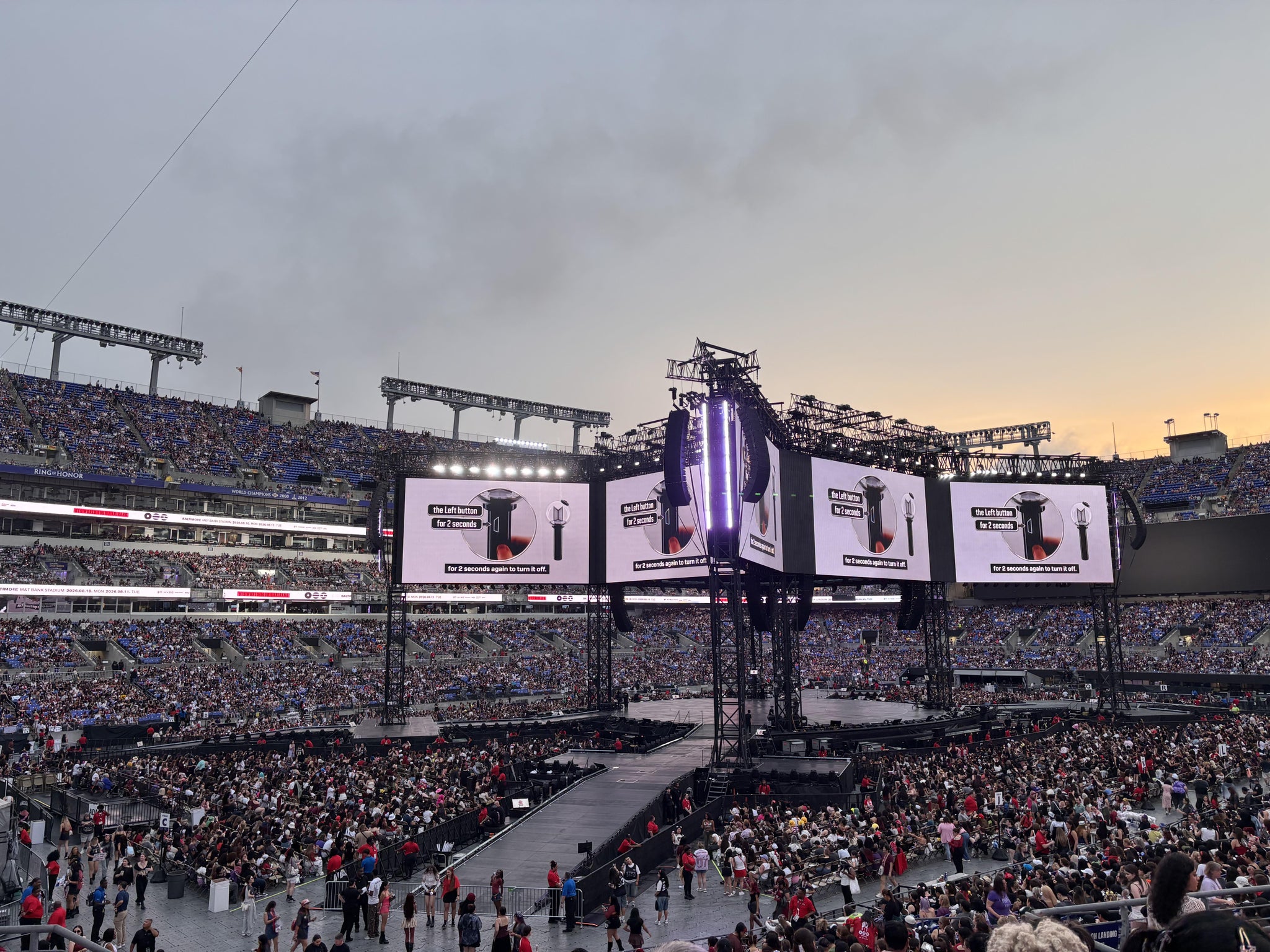 Real Fan View taken from Section 106 at M&T Bank Stadium by Sheryl B