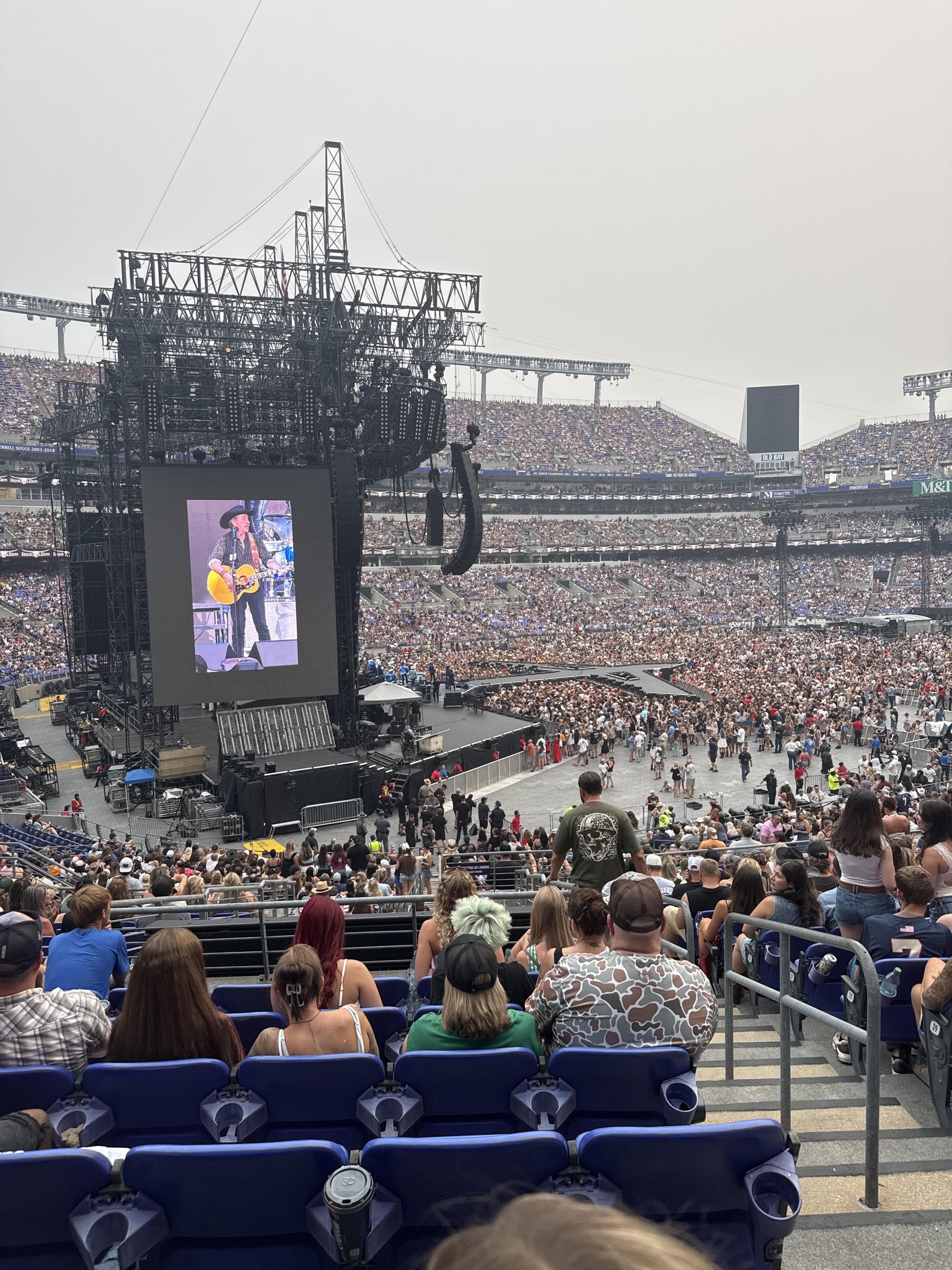 Real Fan View taken from Section 106 at M&T Bank Stadium by Rebecca W
