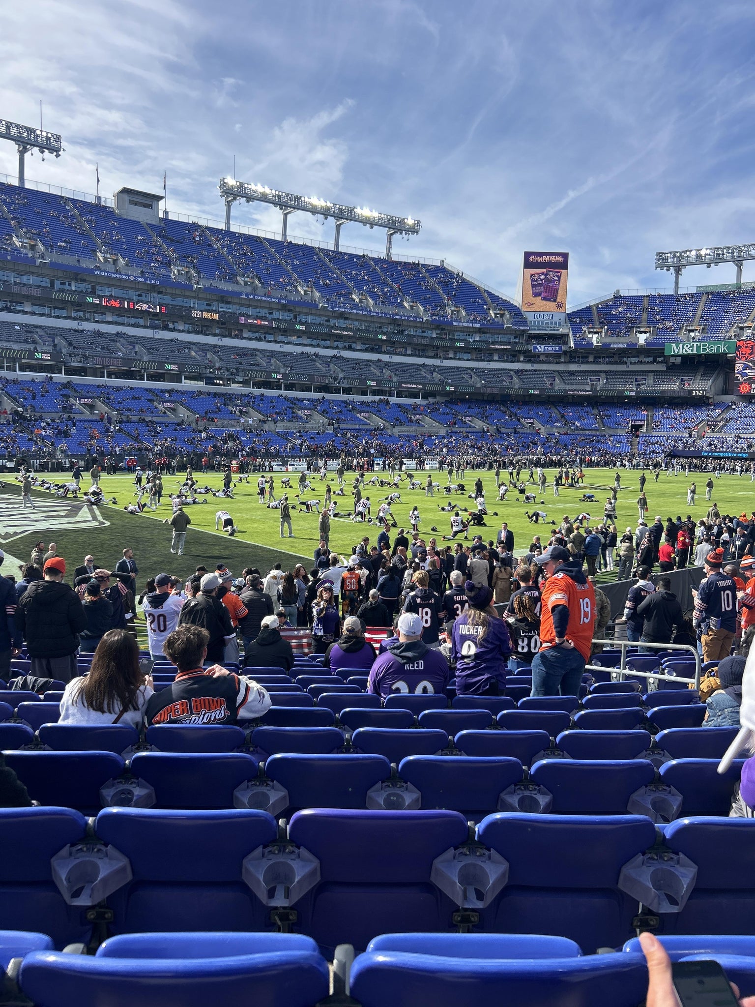 Real Fan View taken from Section 107 at M&T Bank Stadium by Lynsey M